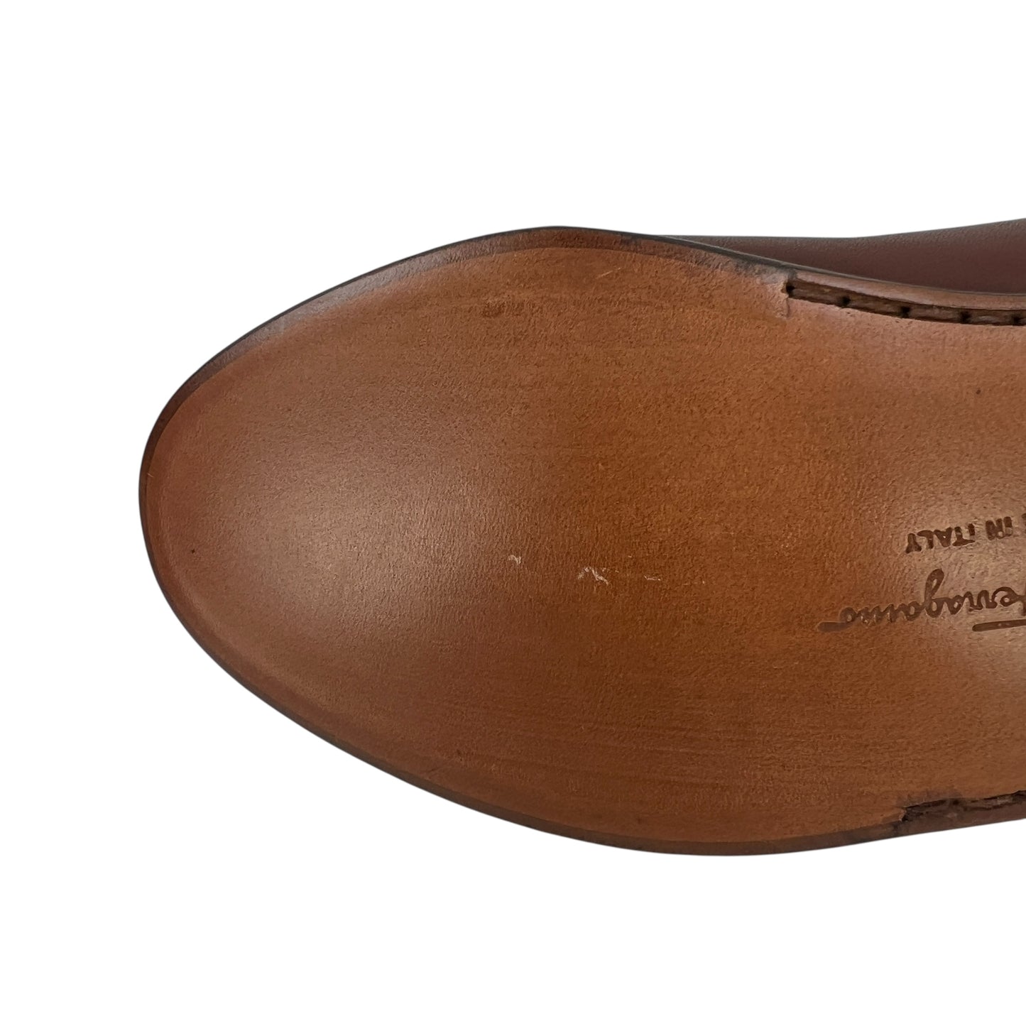 Ferragamo Gancini Leather Loafers