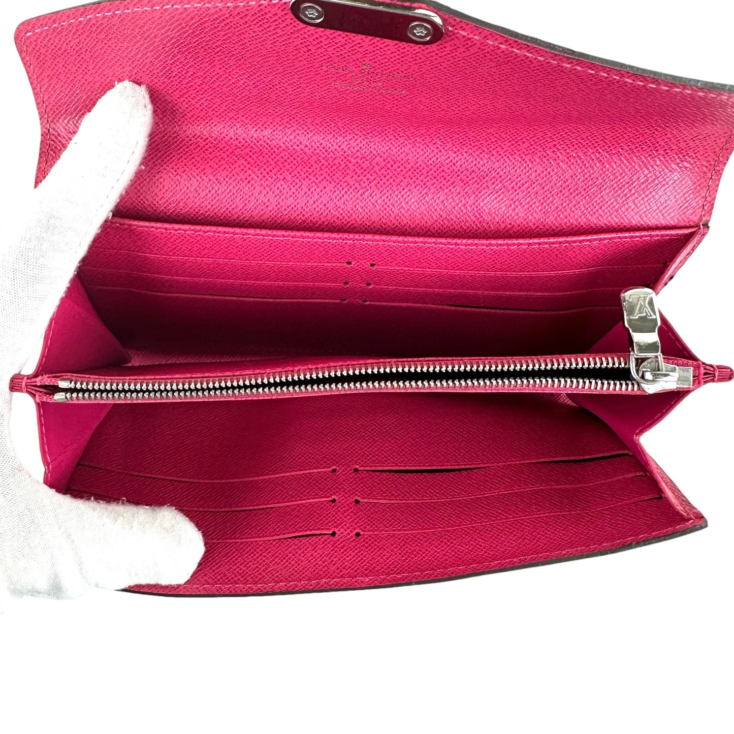 Louis Vuitton Limited Edition Pivoine Epi Leather Sarah Wallet