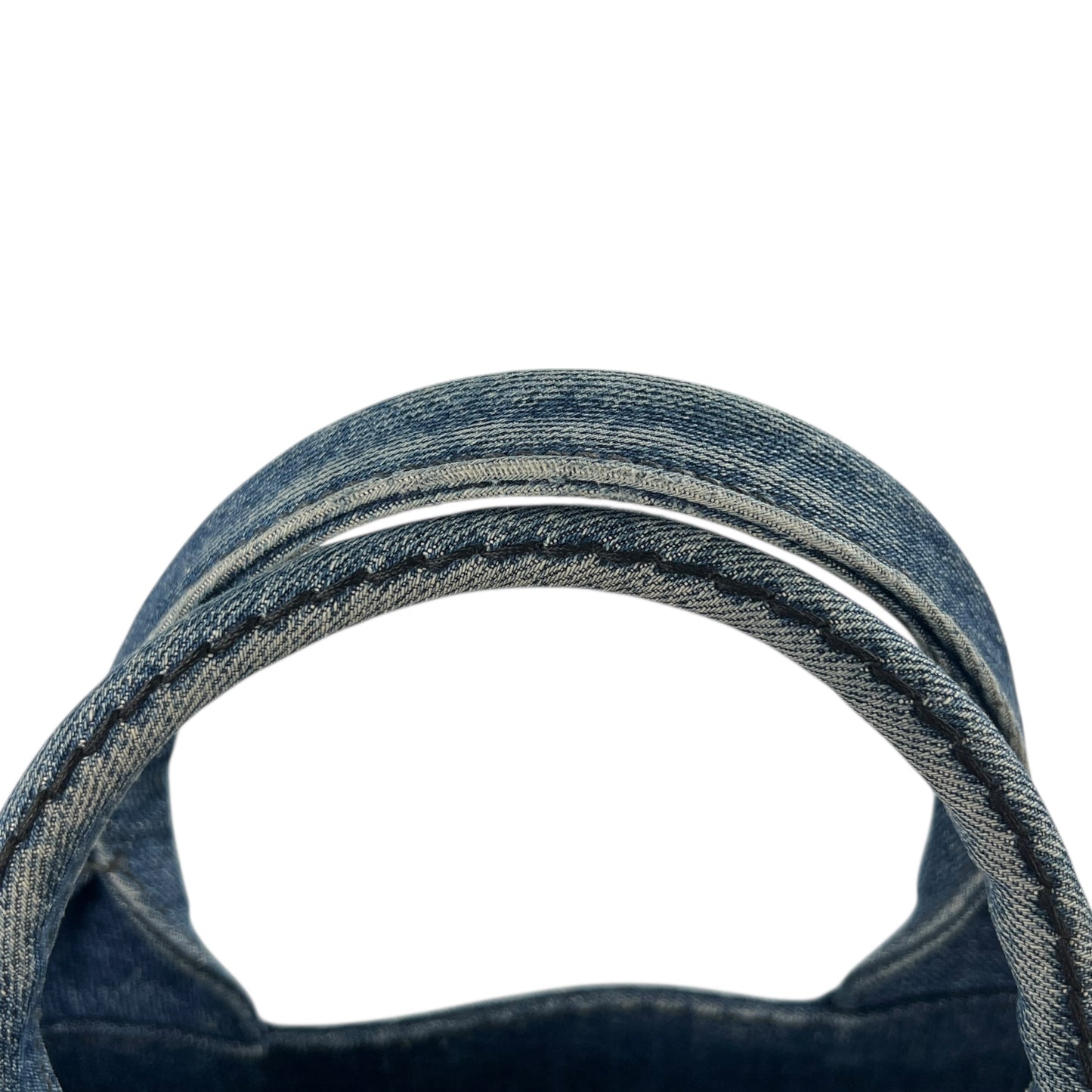 Prada Denim Canapa Tote Bag