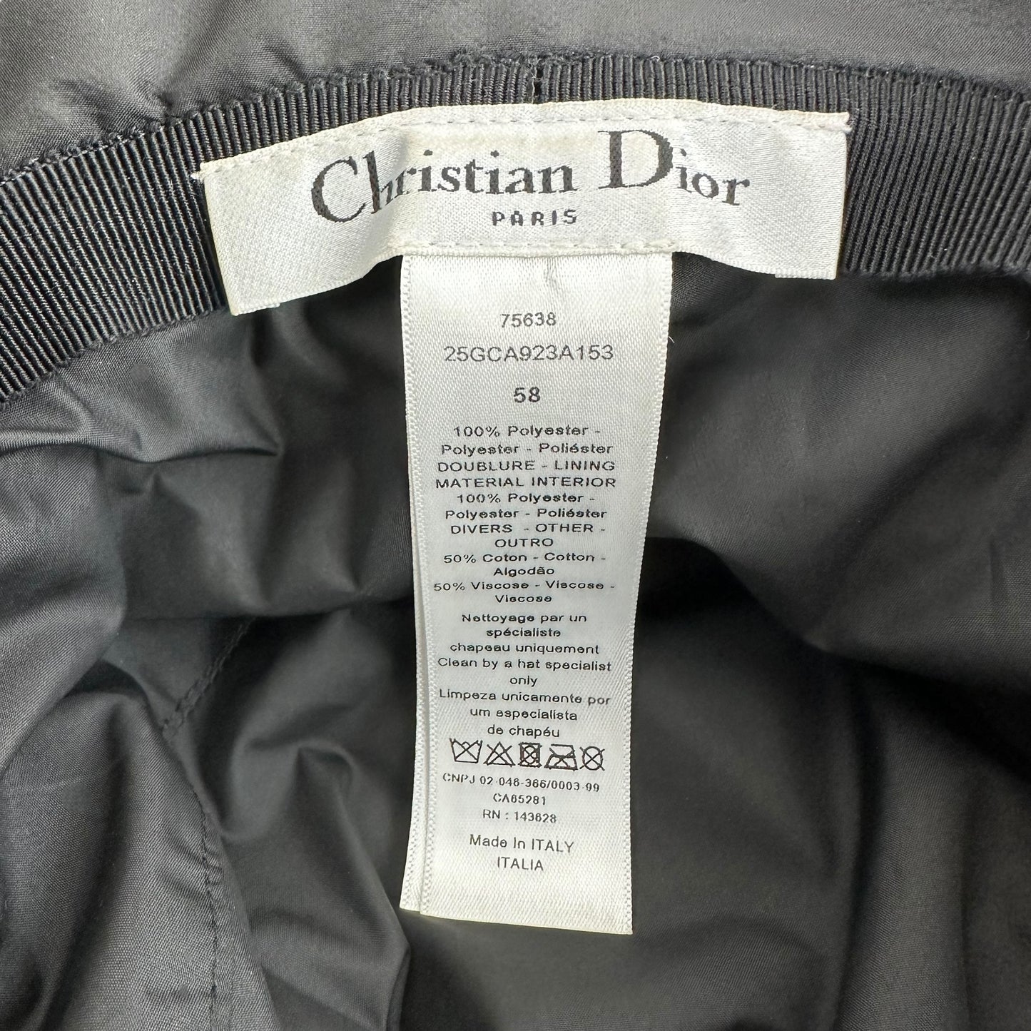 Dior Teddy-D Cannage Bucket Hat