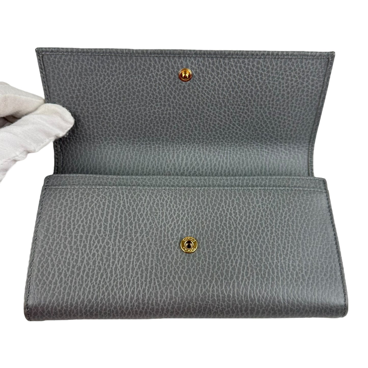 Gucci Marmont Leather Long Wallet