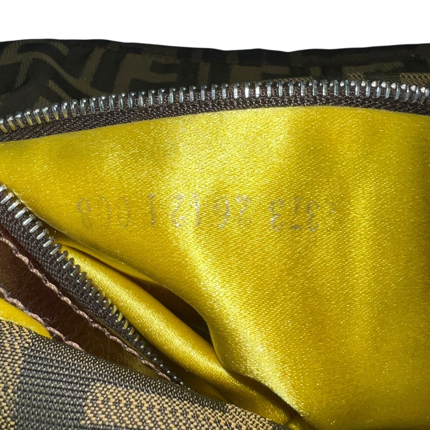 Fendi Zucca Flower Baguette Bag