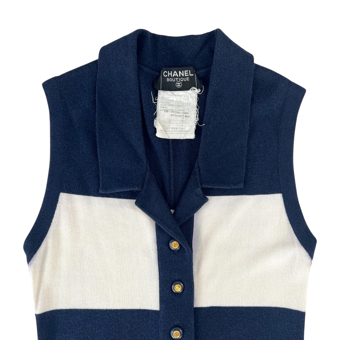 Chanel Boutique Sailor Knit Dress