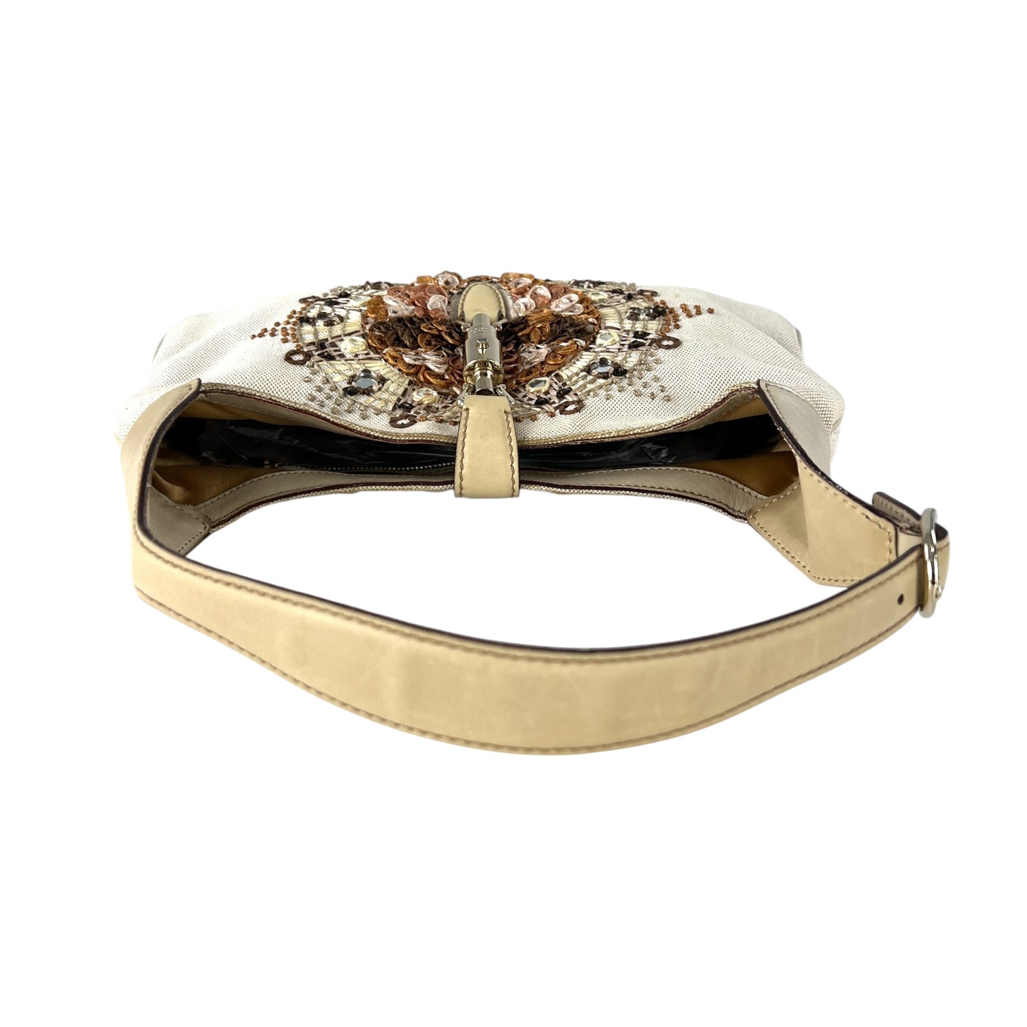 Gucci Embroidered Sun Jackie Shoulder Bag