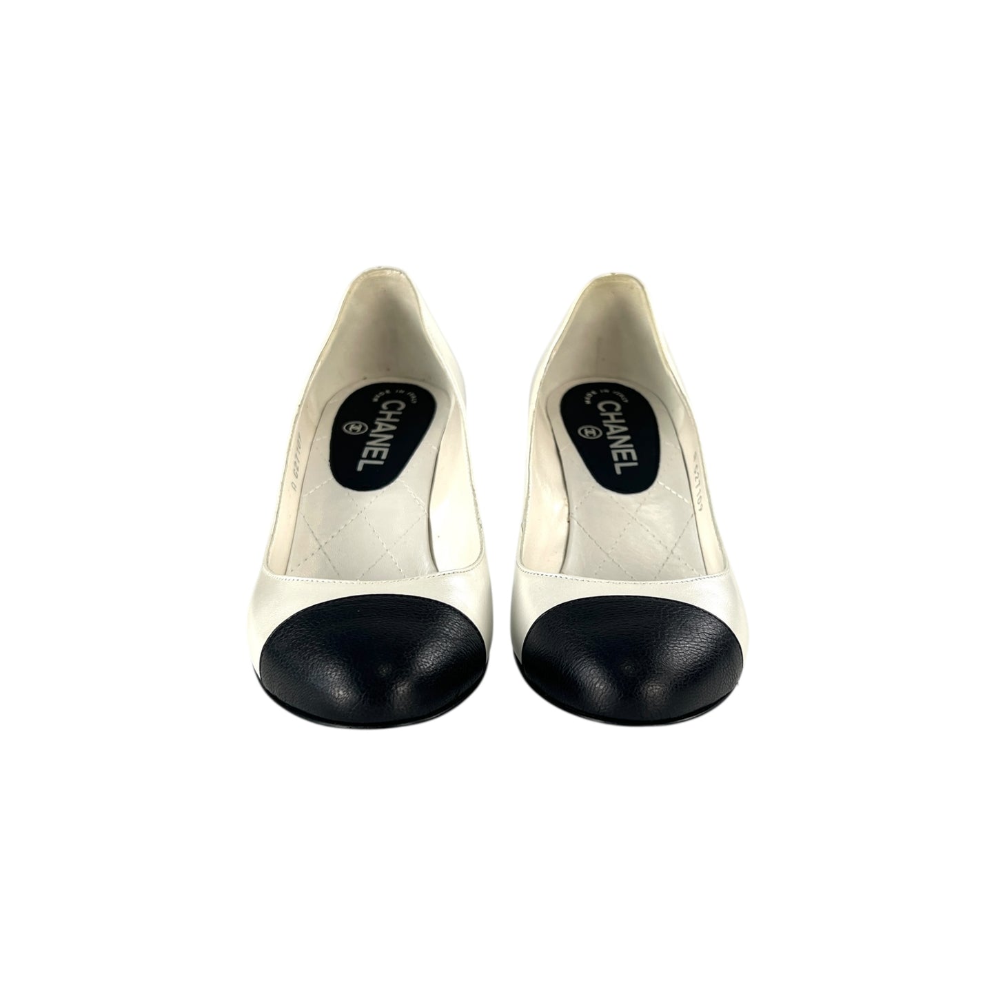 Chanel CC Pearl Heels