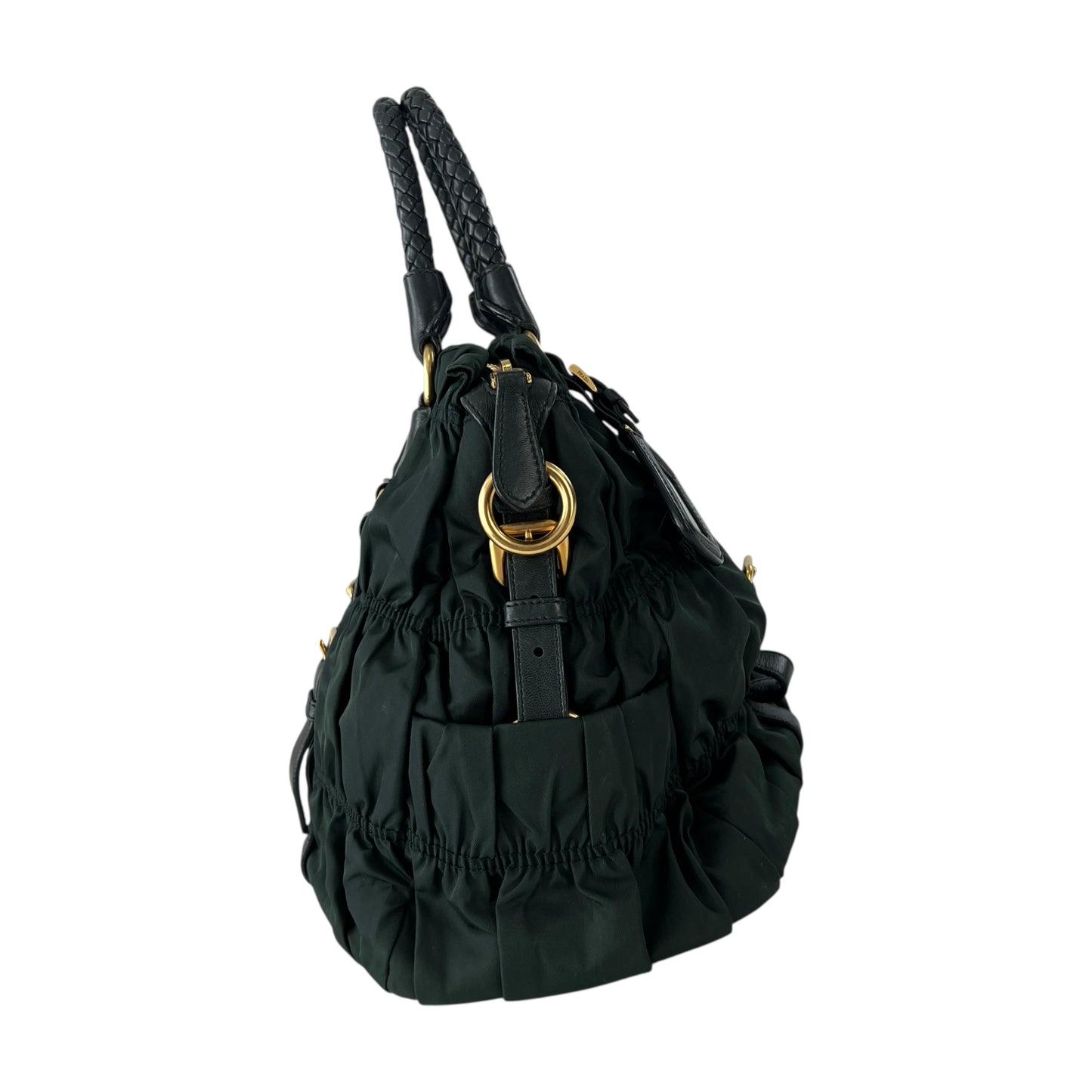 Prada Gaufre Nylon Handbag