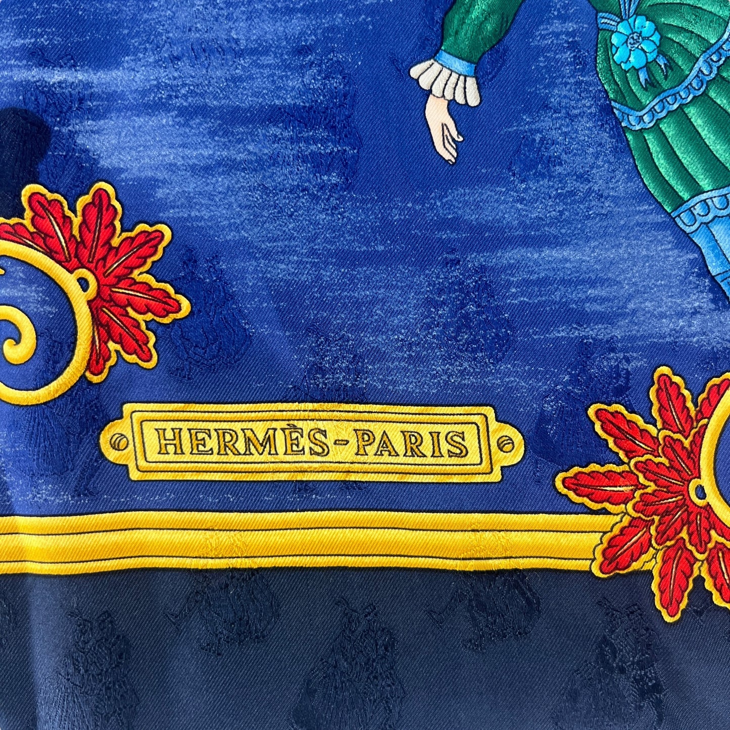 Hermès Joies d'Hiver Silk Scarf