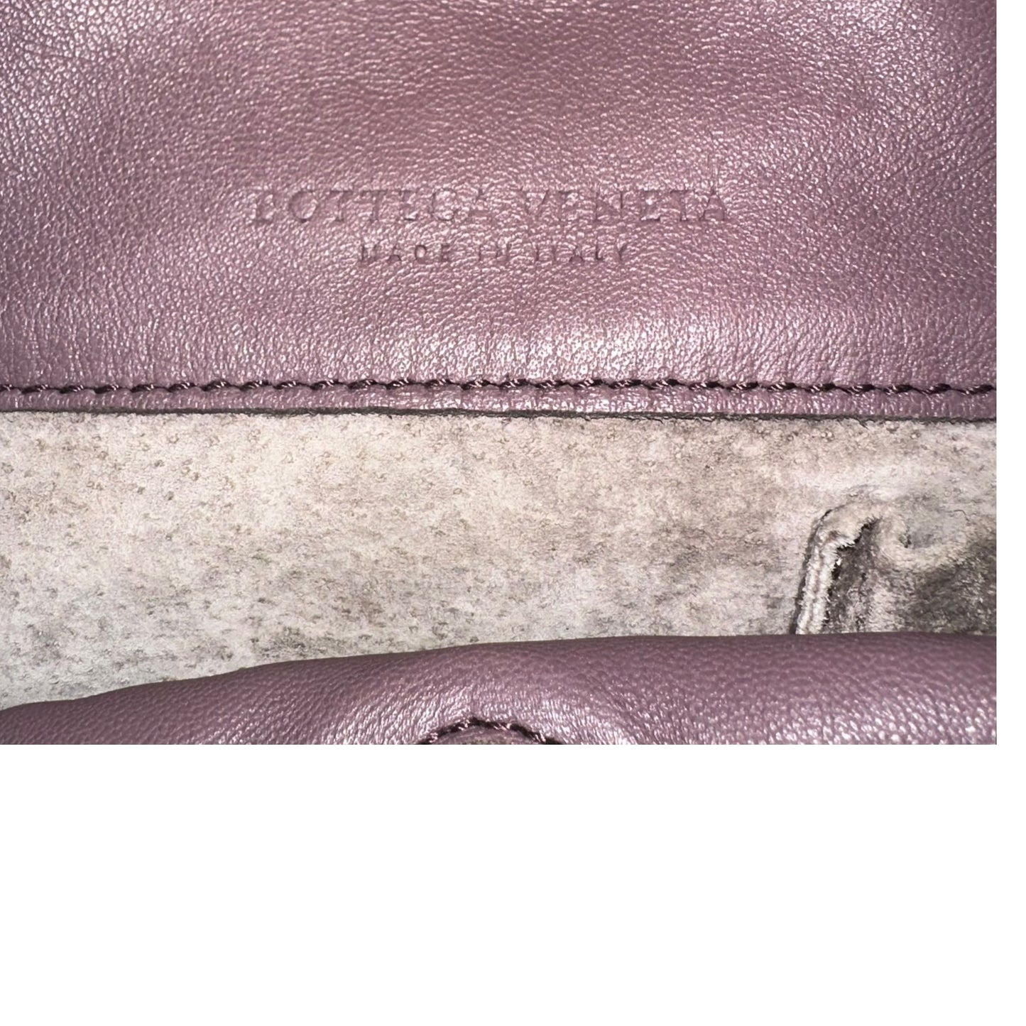 Bottega Veneta Campana Intrecciato Leather Shoulder Bag