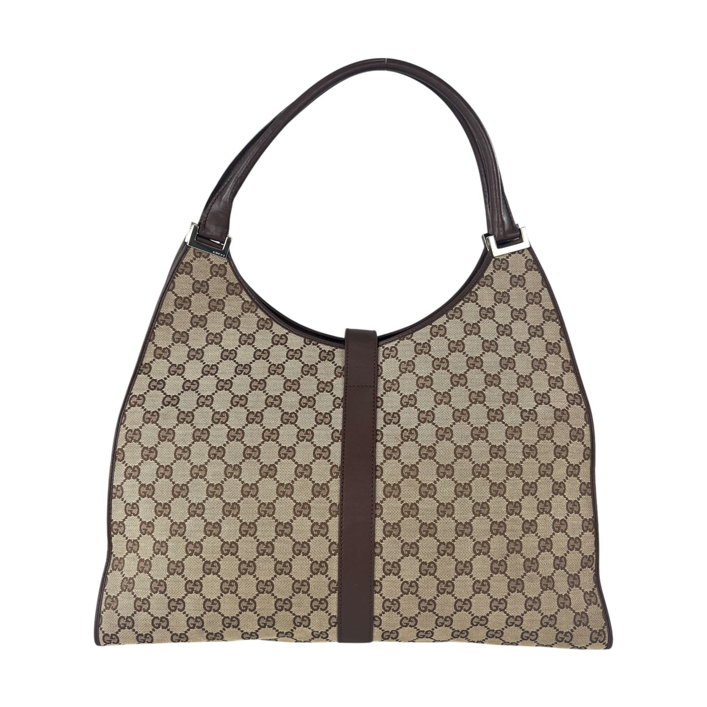 Gucci Monogram Large Bardot Shoulder Bag