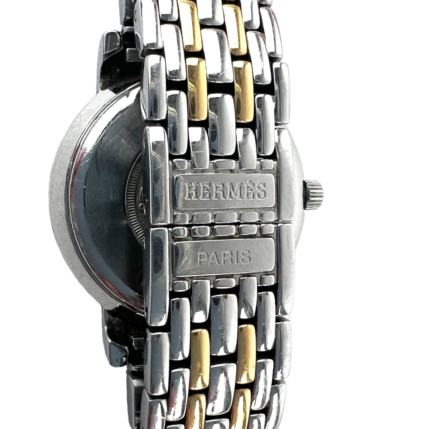 Hermès Vintage Sellier Stainless Steel Watch