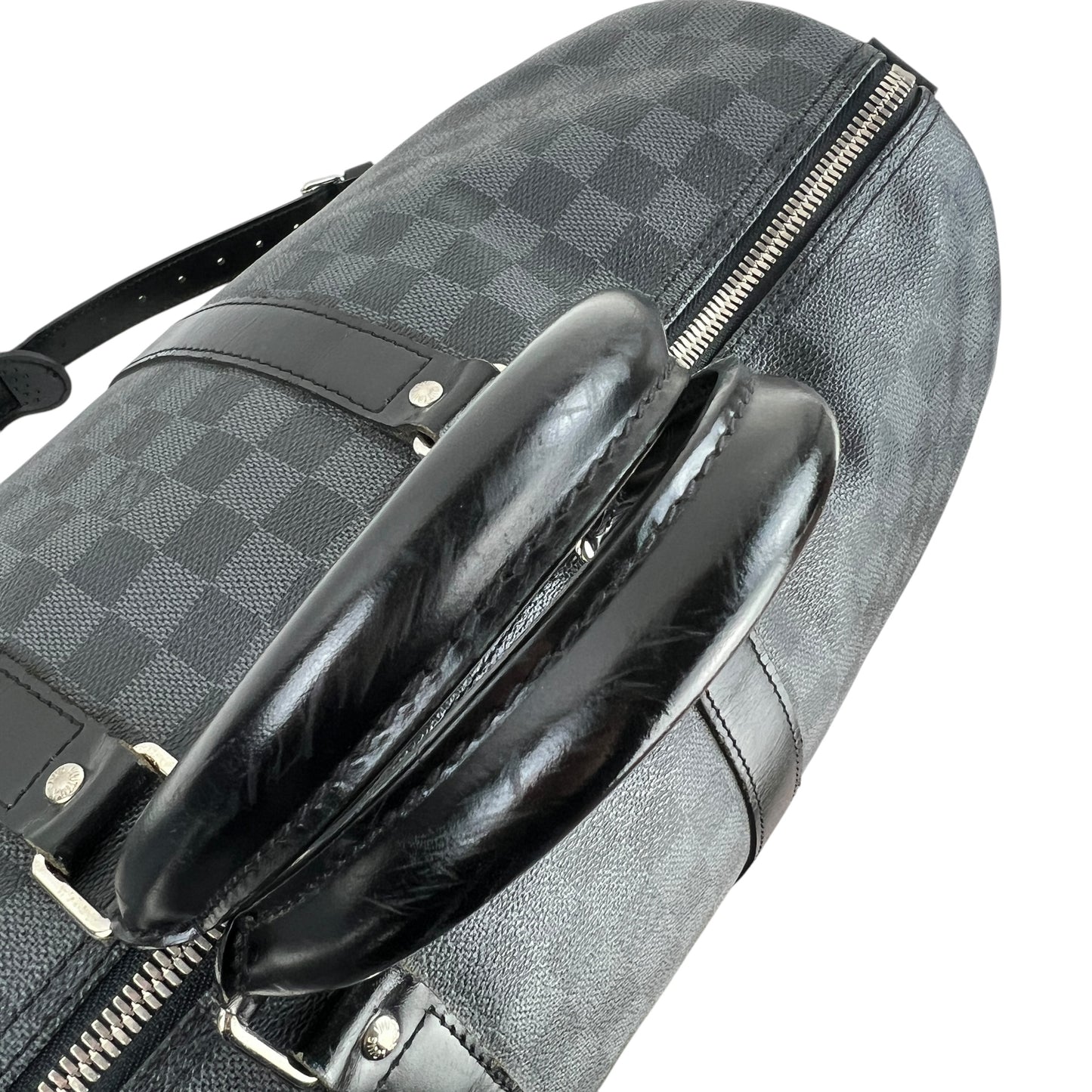 Louis Vuitton Damier Graphite Bandouliere Keepall 45 Bag