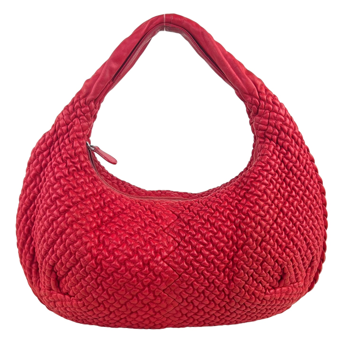 Bottega Veneta Ponza Intrecciato Leather Shoulder Bag