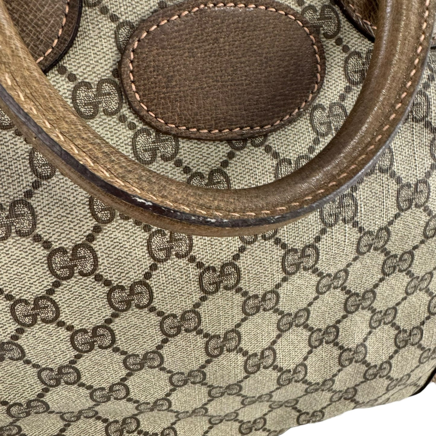 Gucci Vintage Monogram Sherry Line Travel Bag