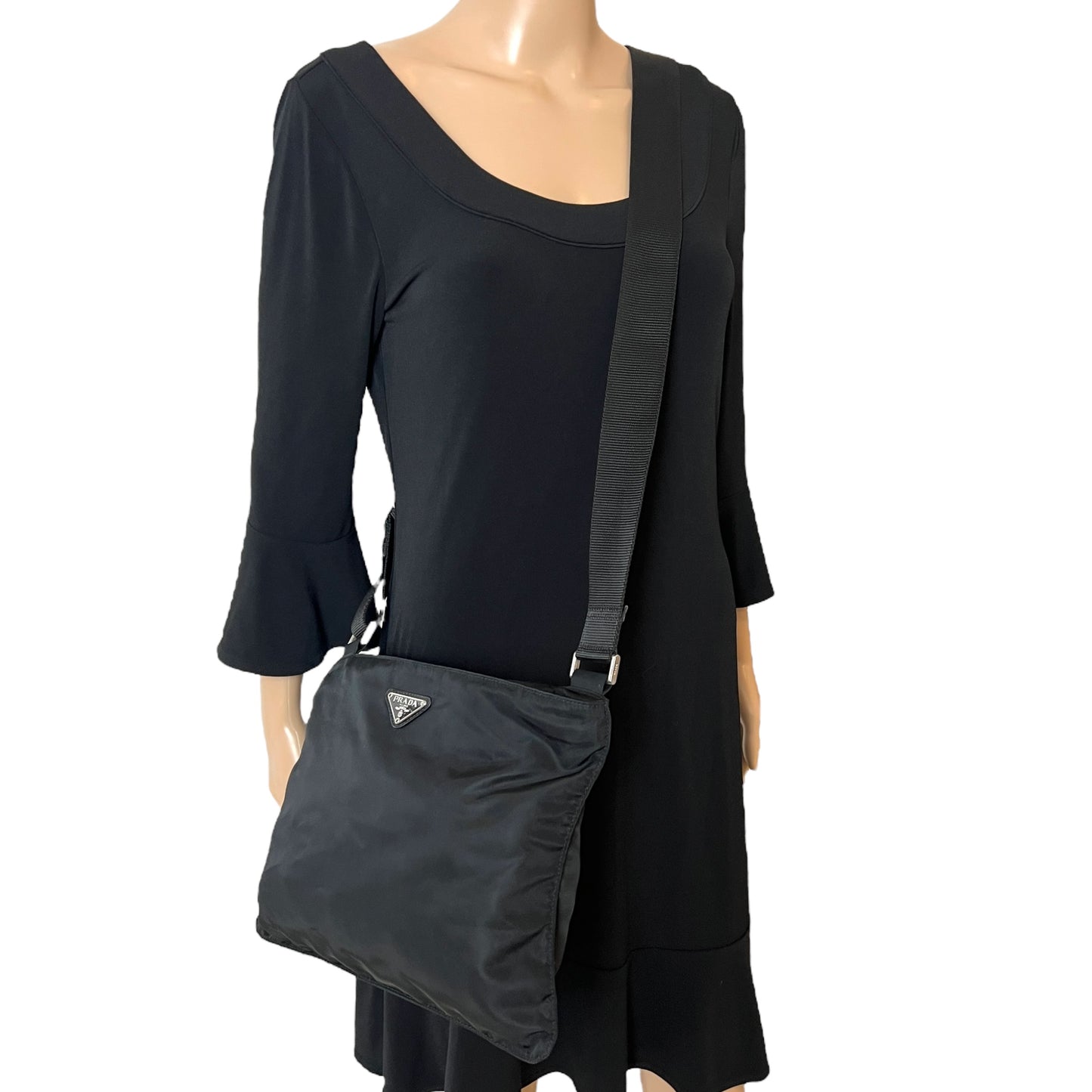 Prada Tessuto Nylon Crossbody Bag