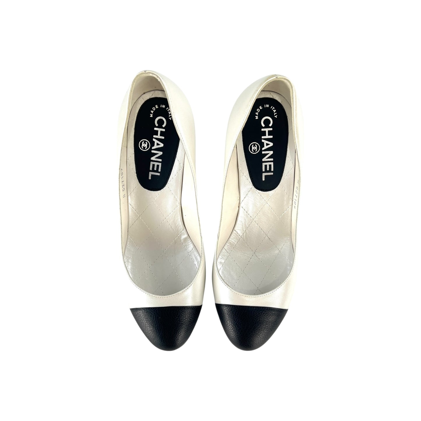 Chanel CC Pearl Heels