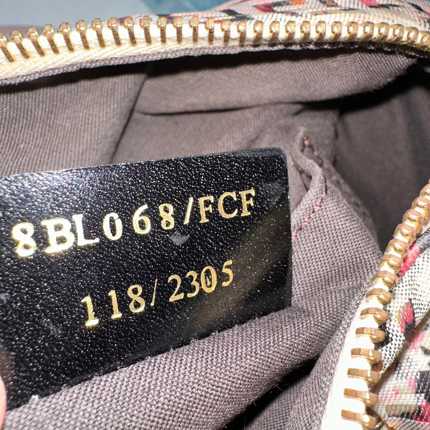 Fendi Vintage Zucchino Floral Mama Baguette Bag