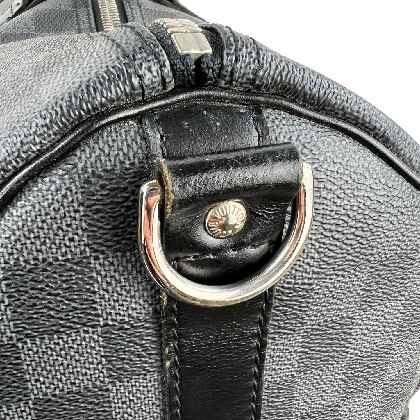 Louis Vuitton Damier Graphite Bandouliere Keepall 45 Bag