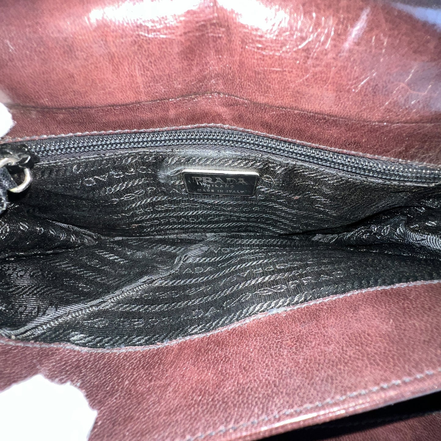 Prada Acrylic Chain Shoulder Bag