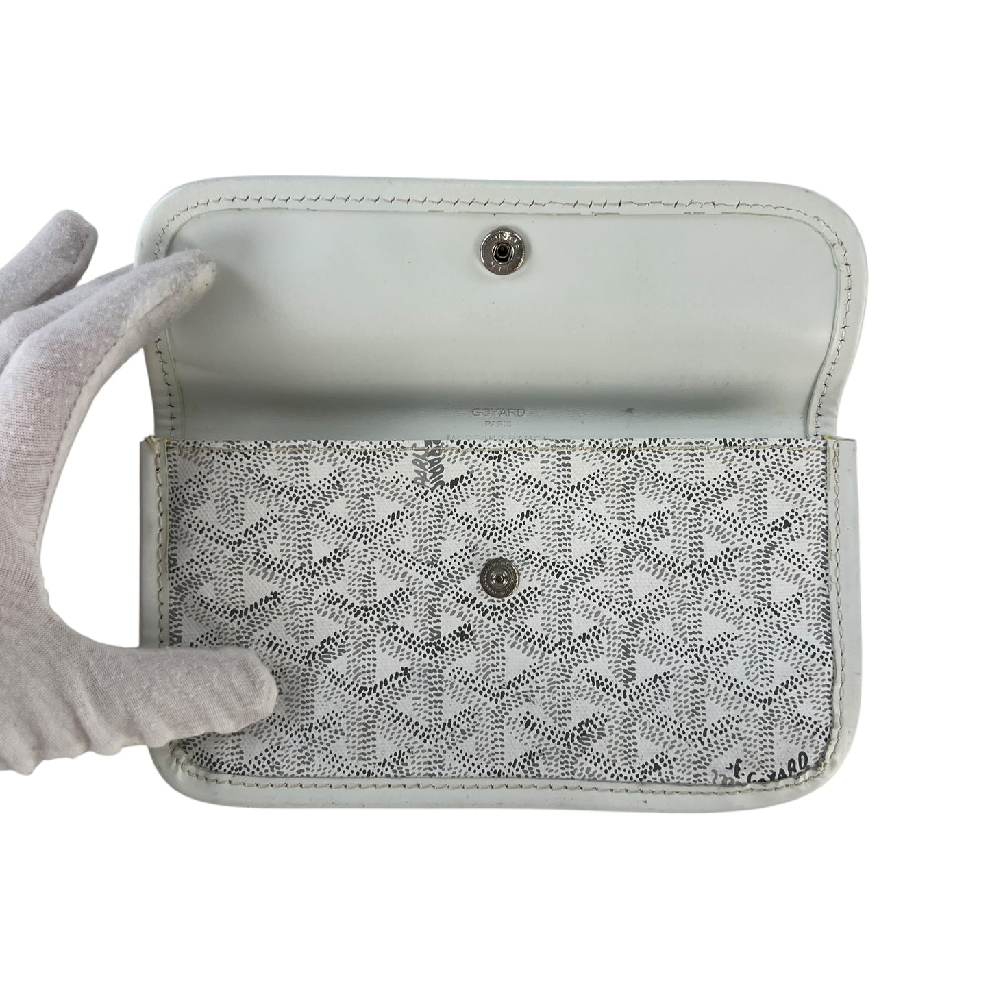 Goyard White Saint Louis Tote Bag