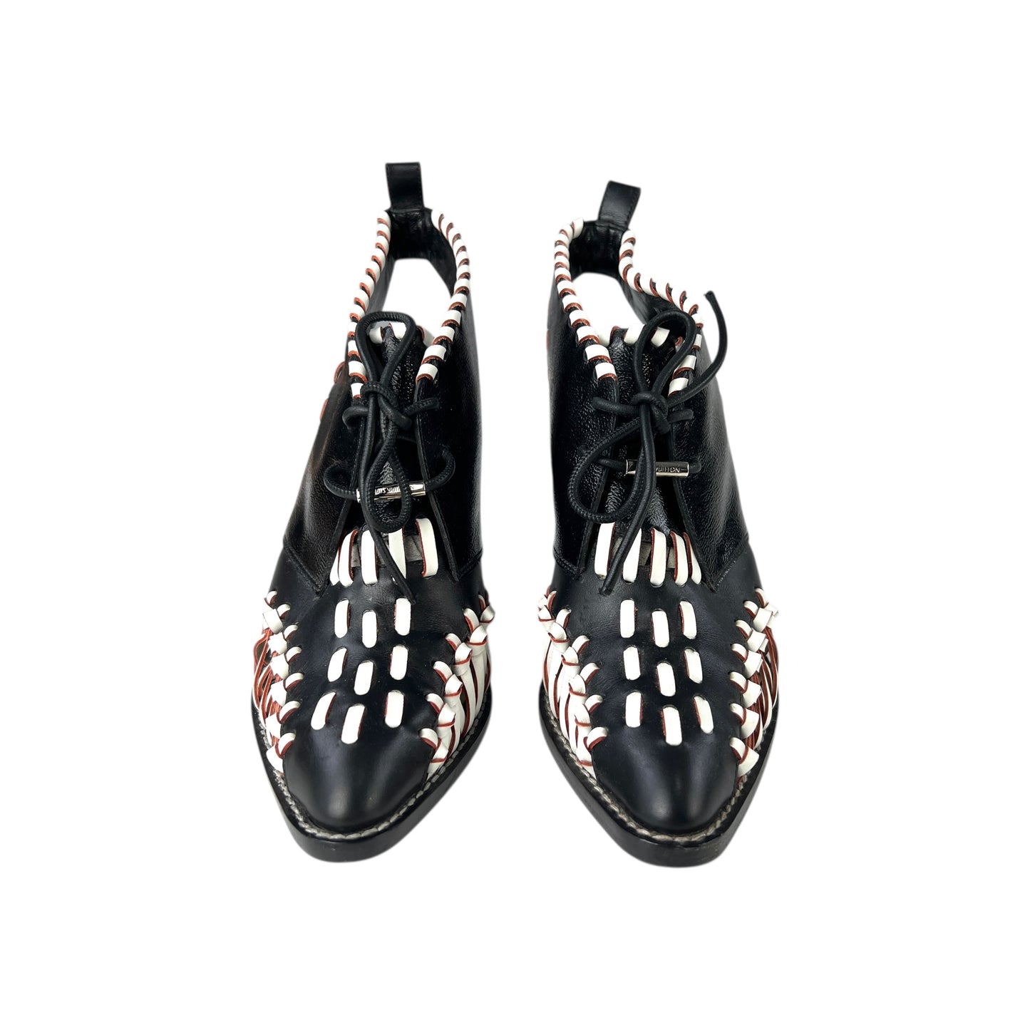 Louis Vuitton Leather Lace-Up Heels