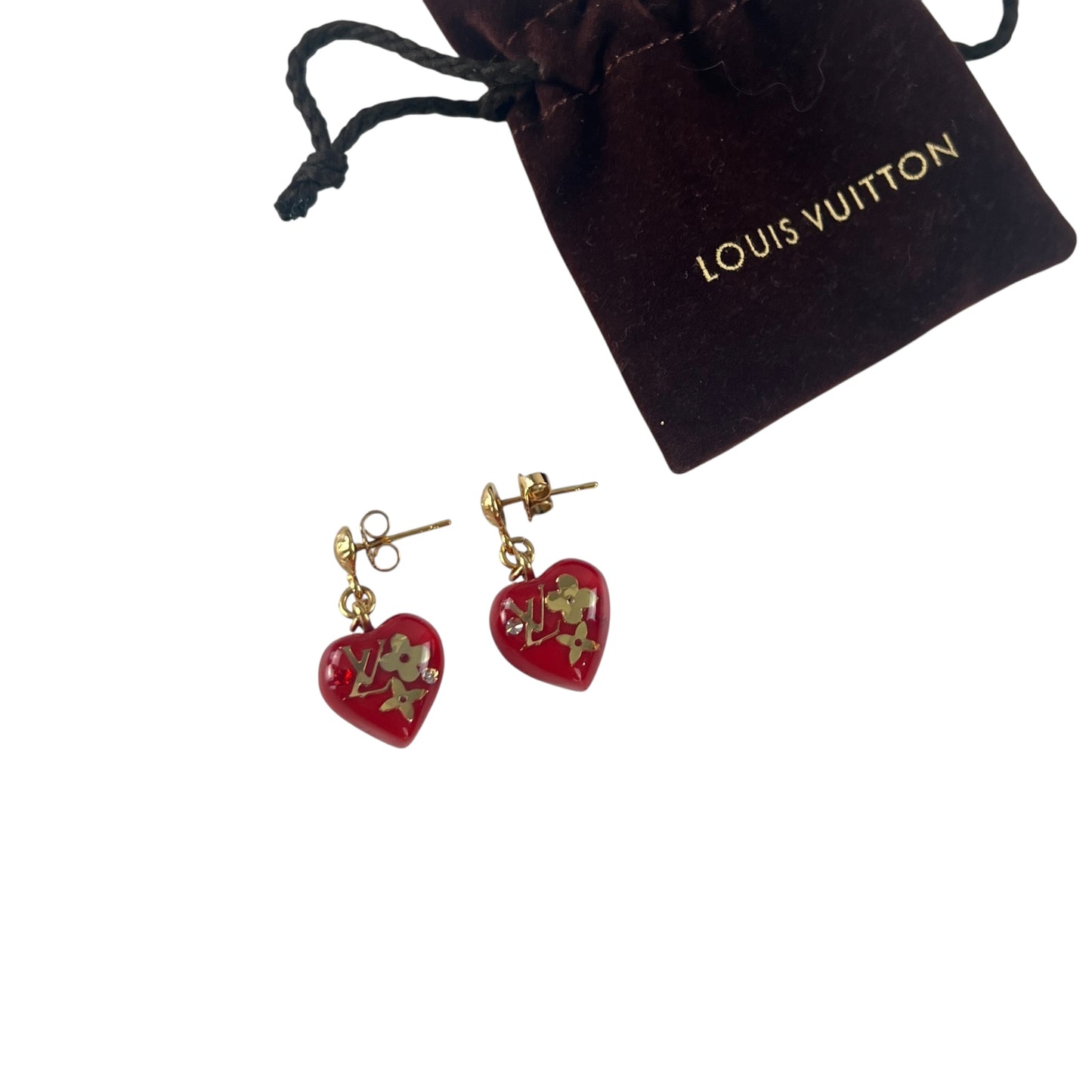 Louis Vuitton Heart Earrings
