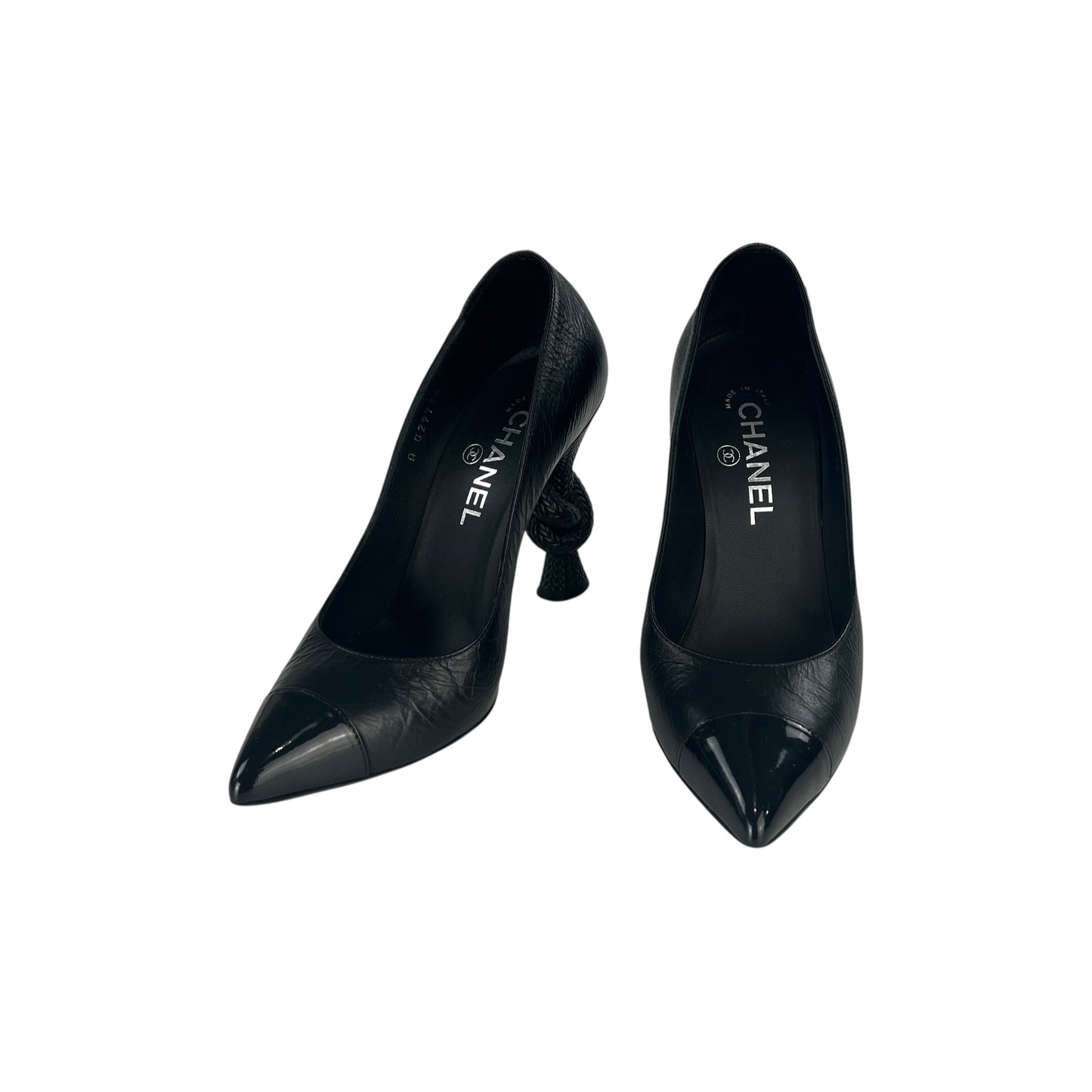 Chanel Knot Leather Pumps