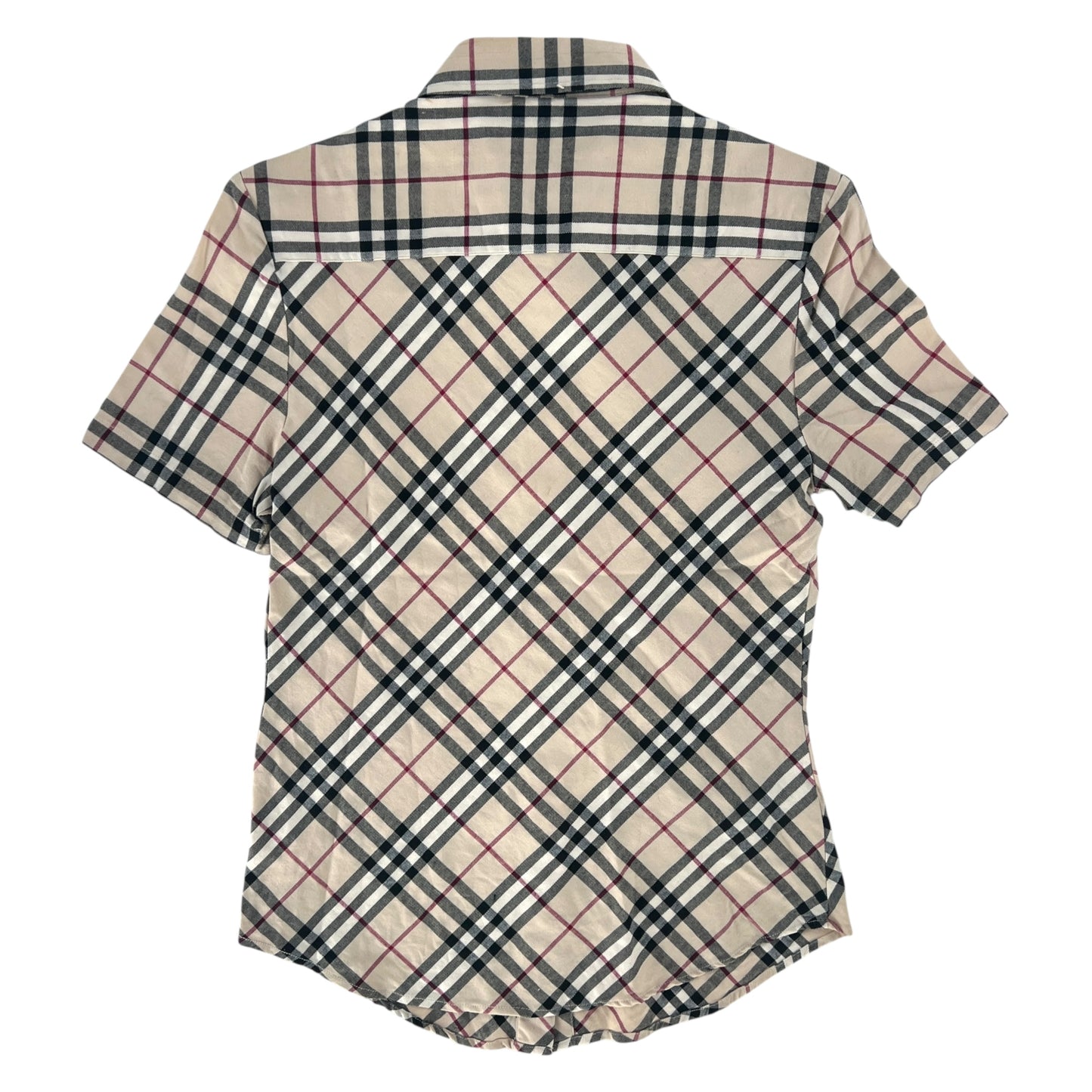 Burberry Nova Check Button-Up Polo