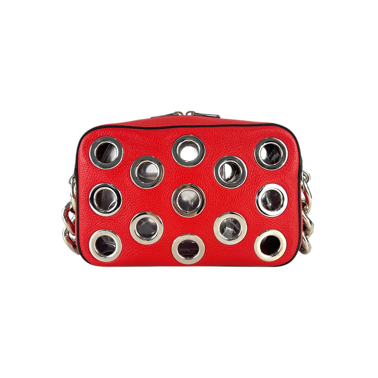 Prada Grommet Shoulder Bag