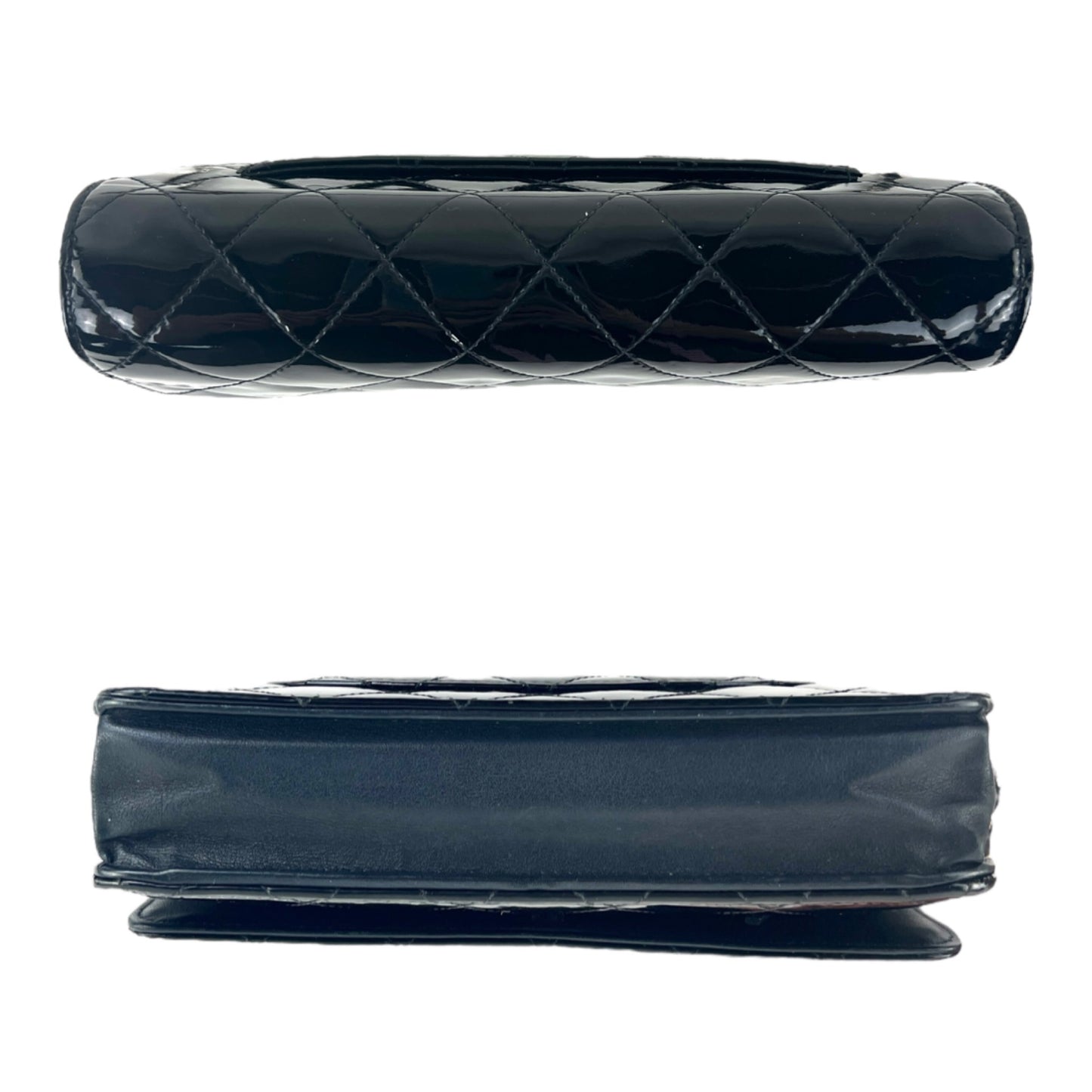 Chanel Wallet On Chain Patent Leather Crossbody Bag