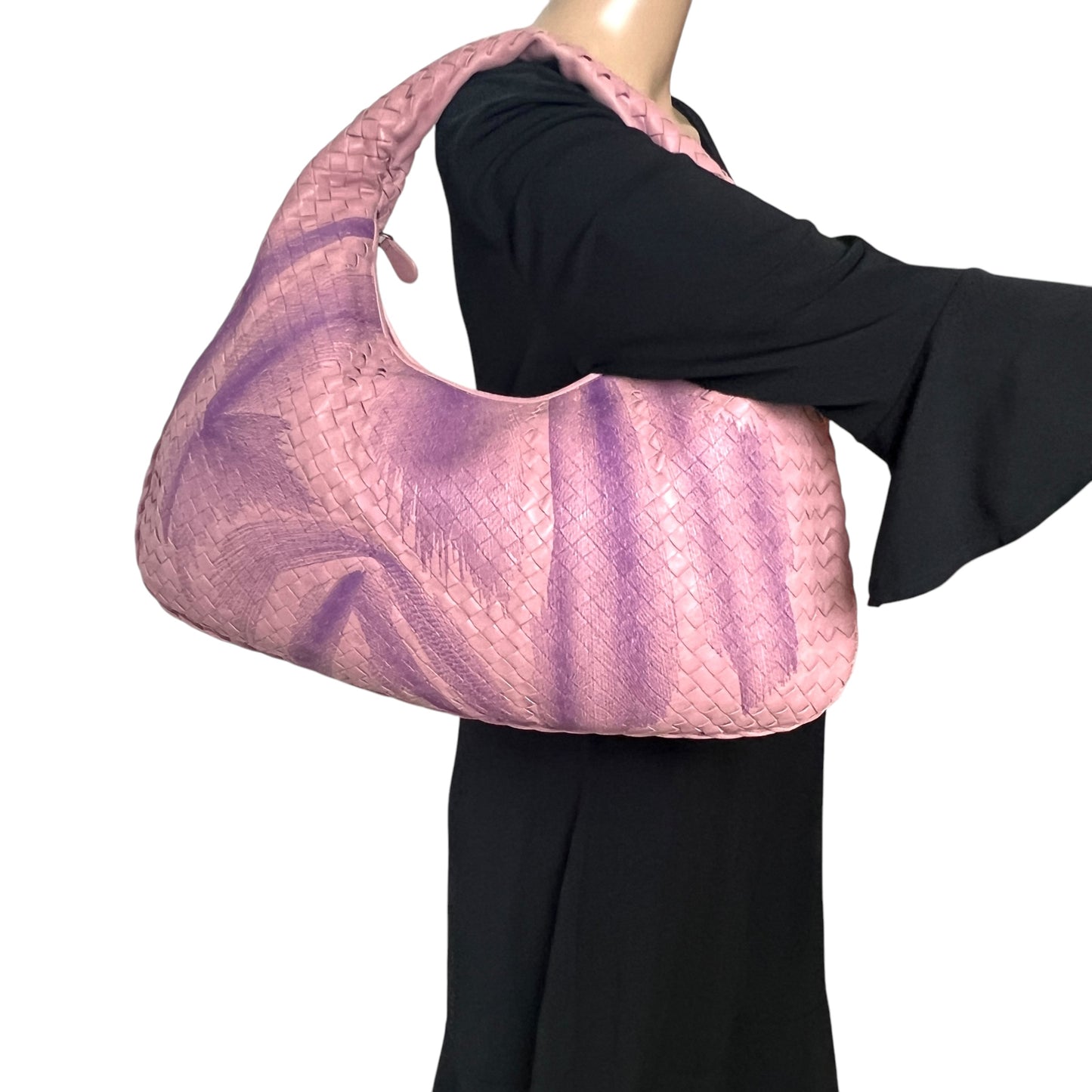 Bottega Veneta Embroidered Intrecciato Leather