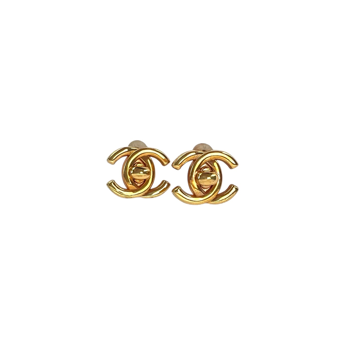 Chanel Vintage CC Earrings