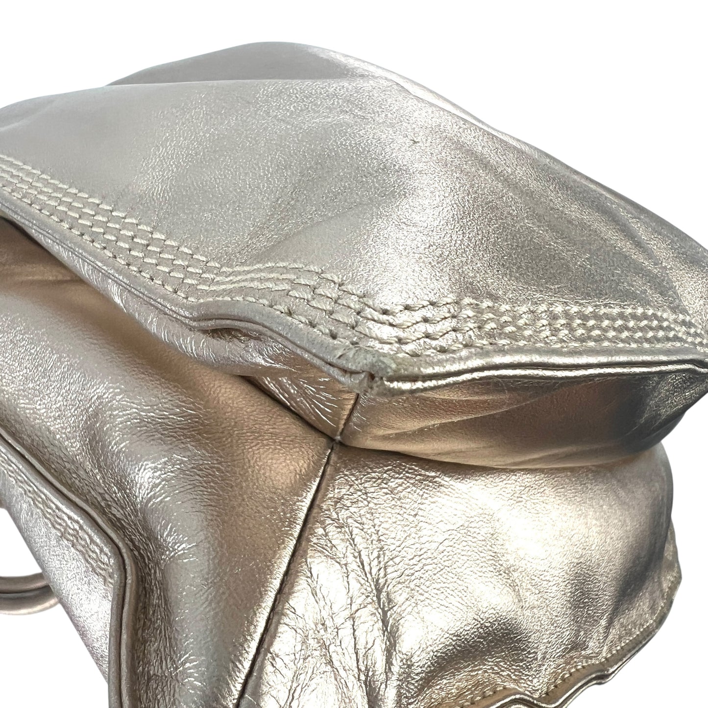 Loewe Anagram Metallic Leather Tote Bag