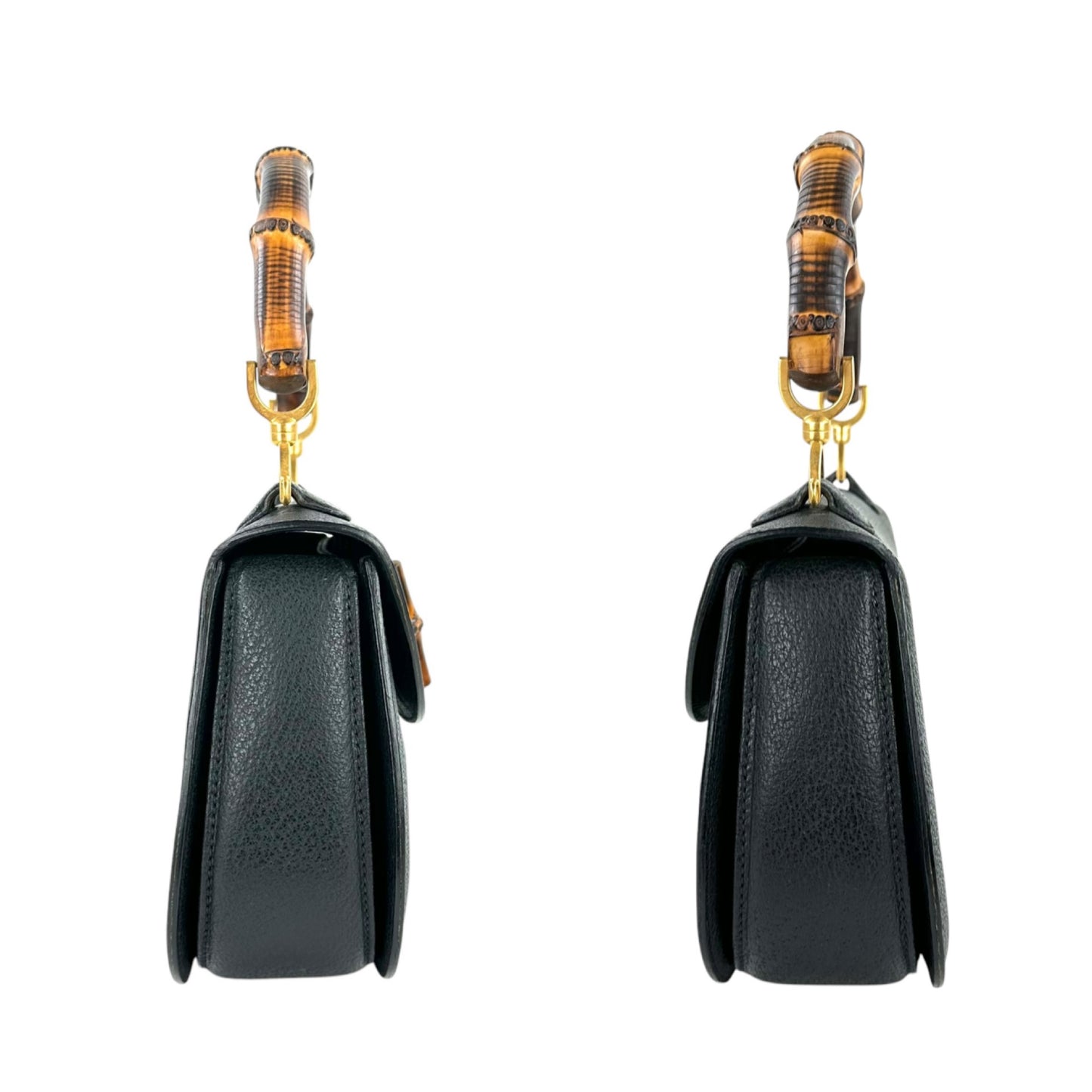 Gucci Vintage Bamboo Turnlock Handbag