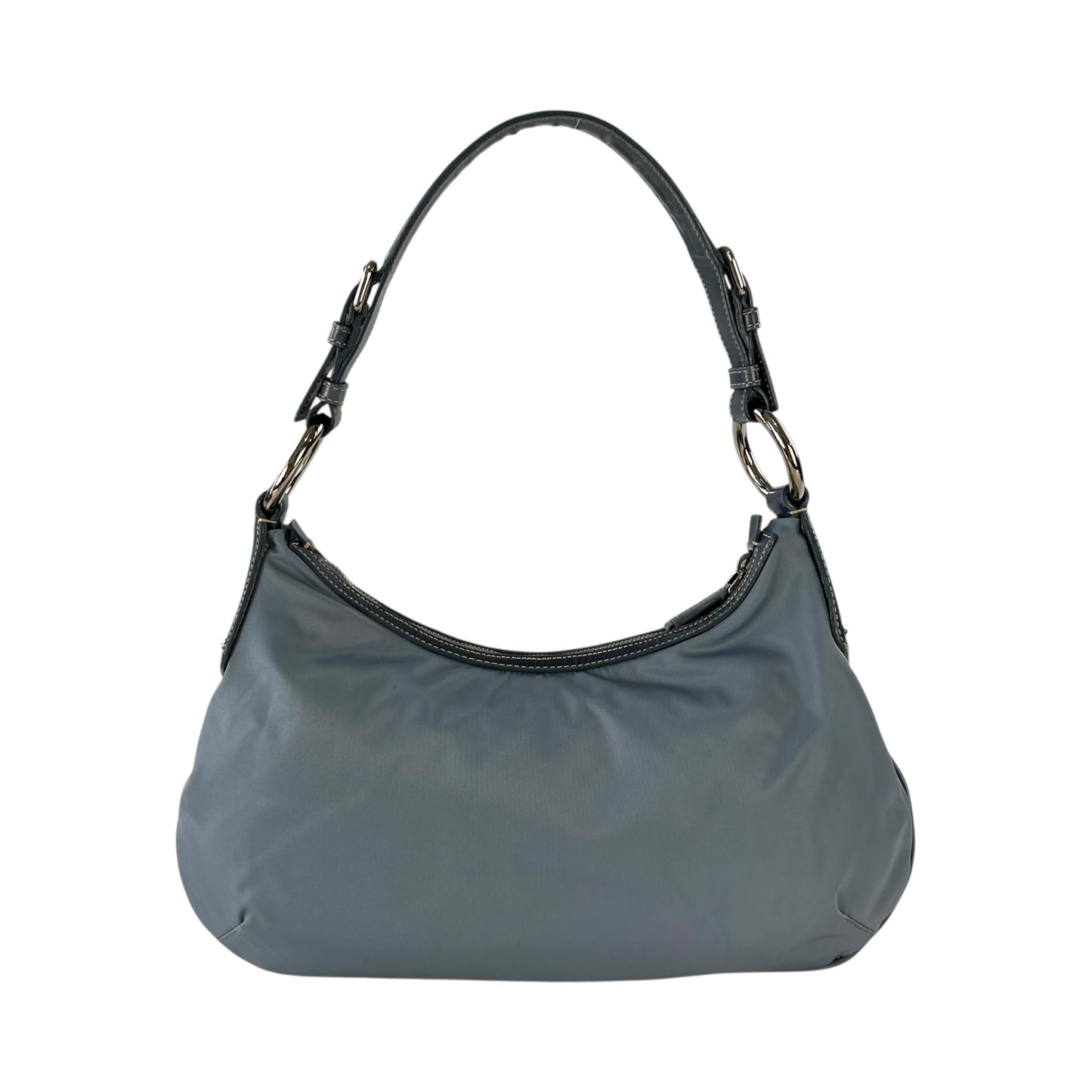 Prada Baby Blue Nylon Shoulder Bag