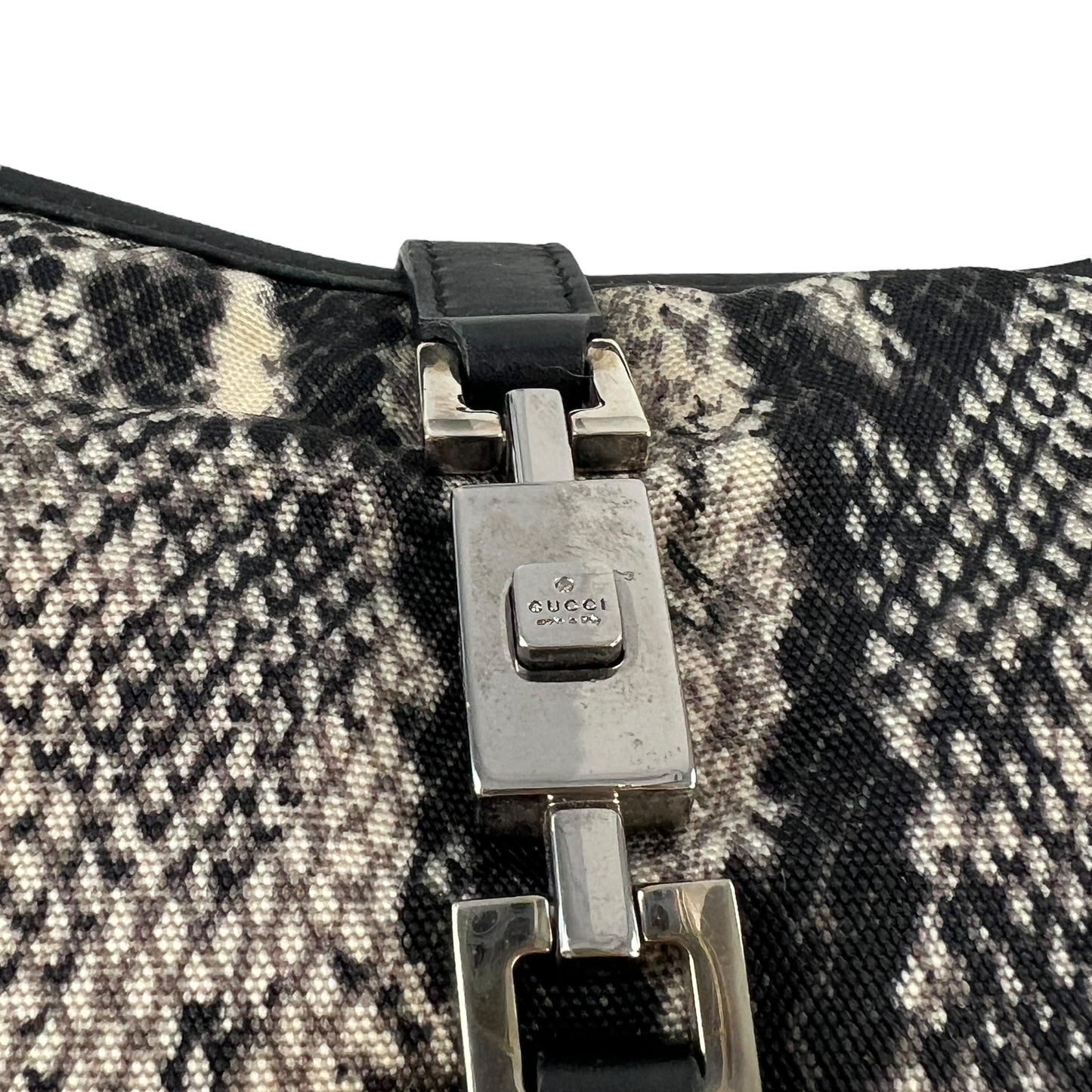 Gucci Python Print Jackie Handbag