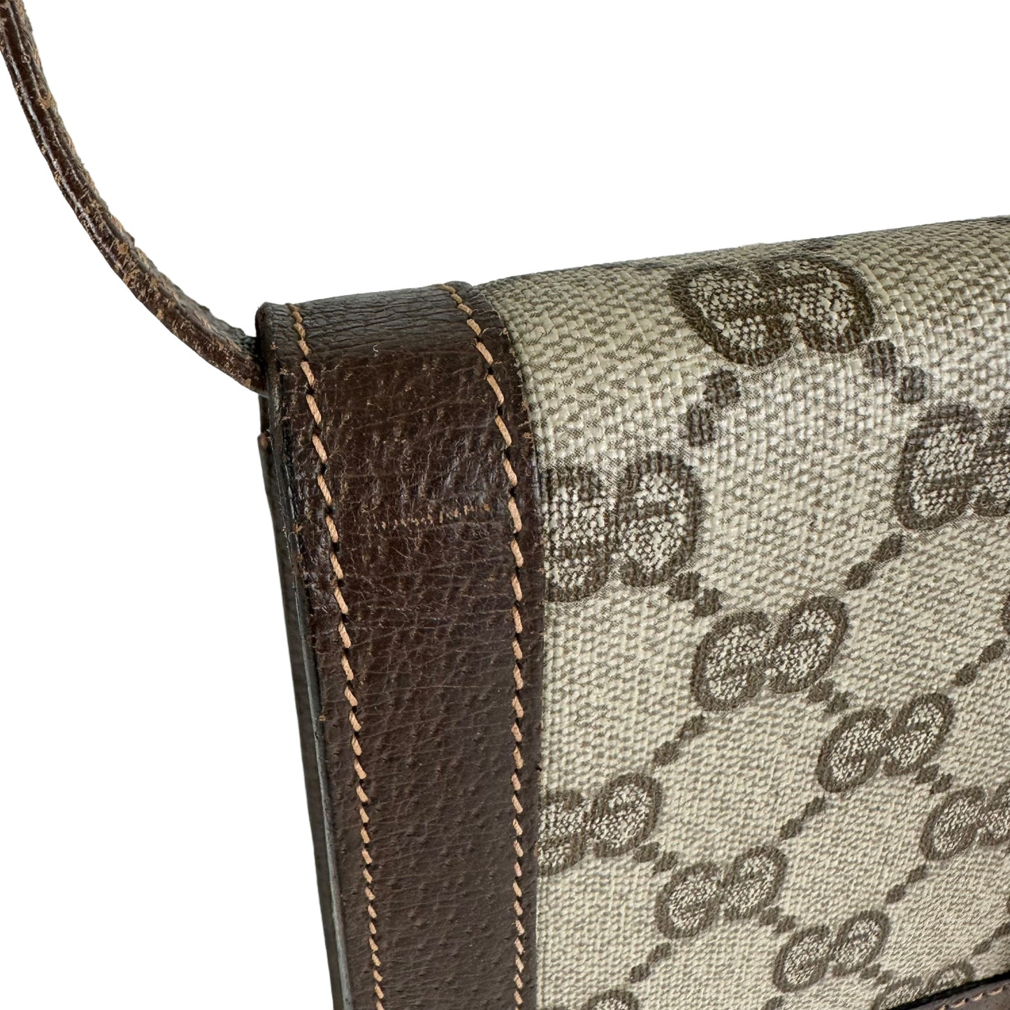 Gucci Vintage Parfums Monogram Sherry Line Crossbody Bag