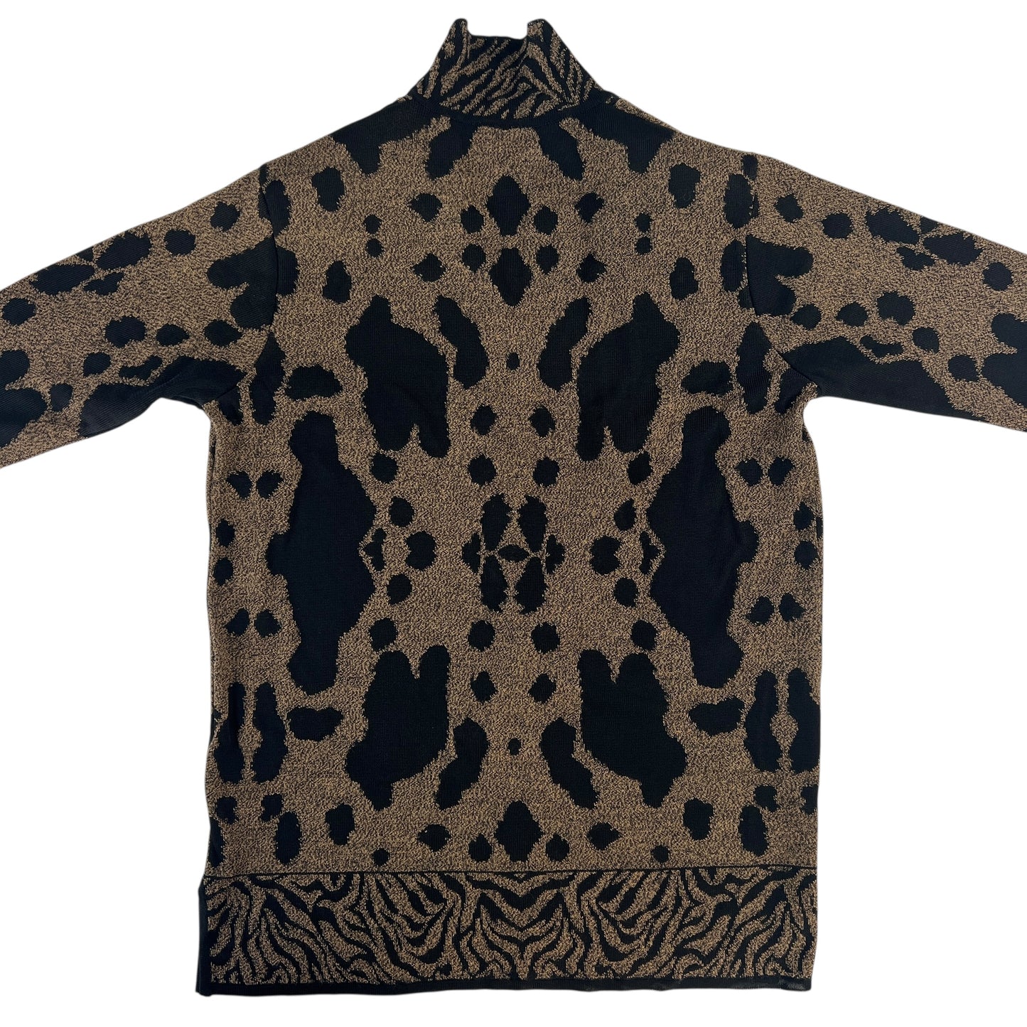 Fendi Vintage Animal Print Cardigan