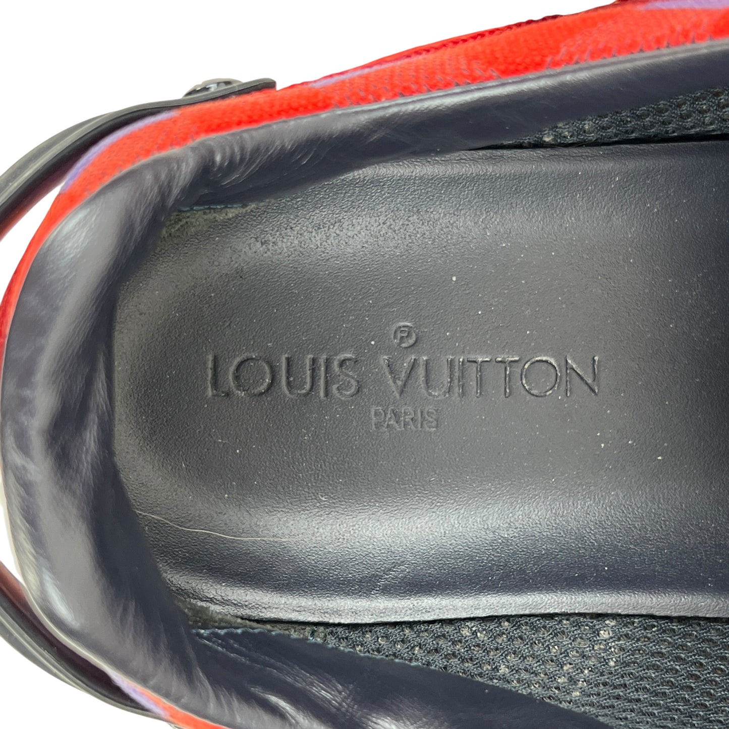Louis Vuitton Damier Red Sneakers