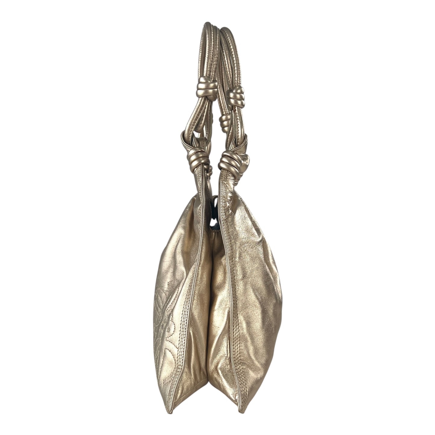 Loewe Anagram Metallic Leather Tote Bag