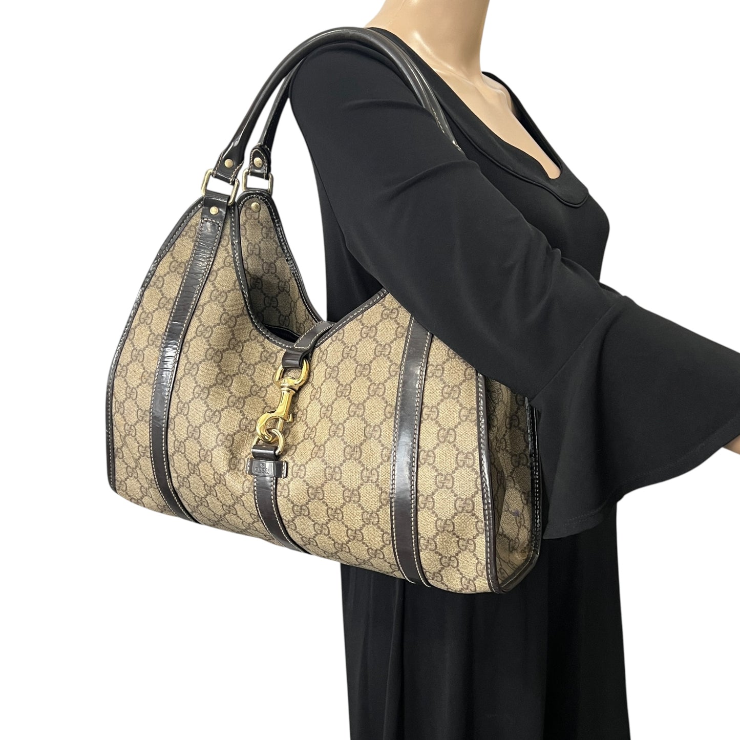 Gucci Monogram Bardot Bag