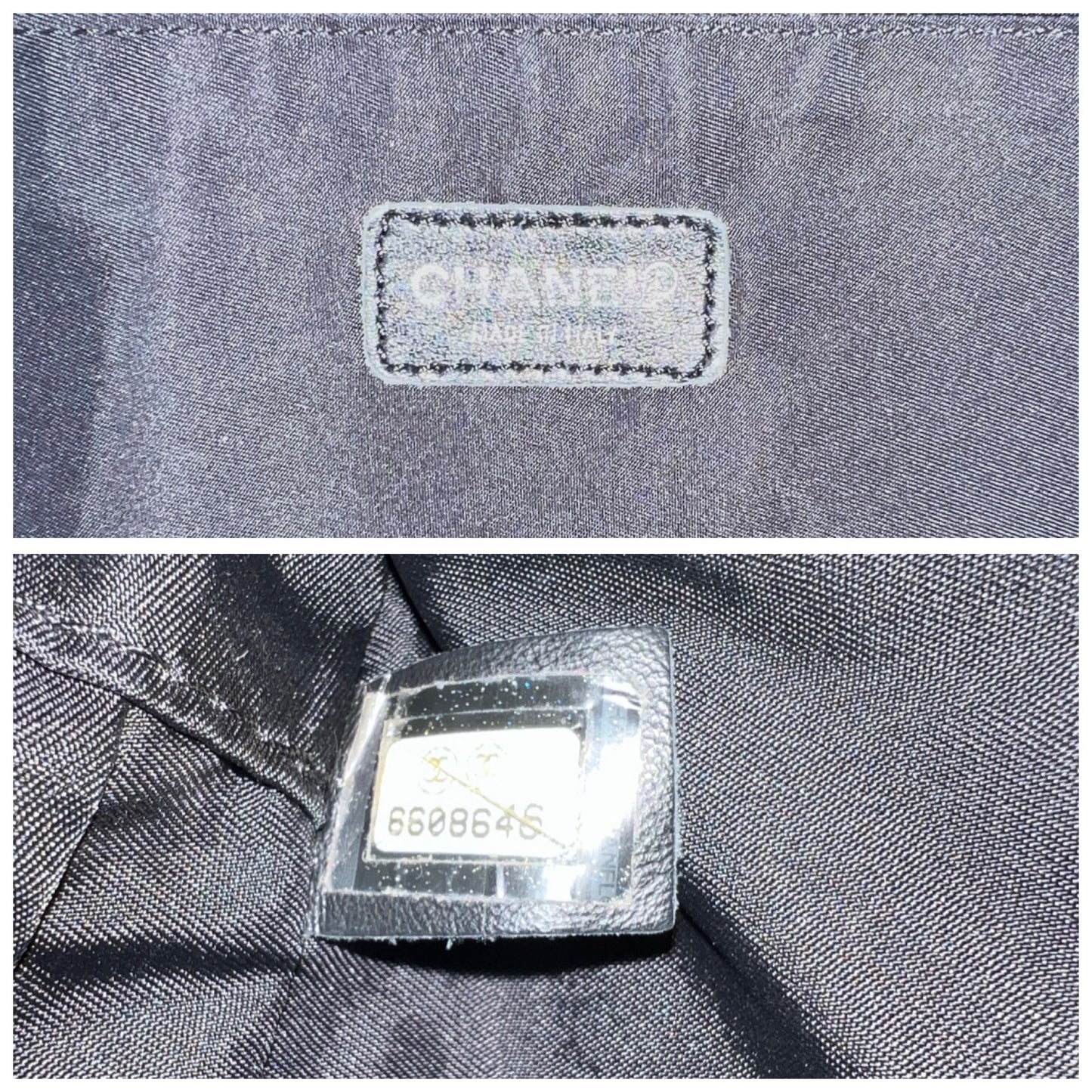 Chanel Travel Line Nylon Laptop Bag