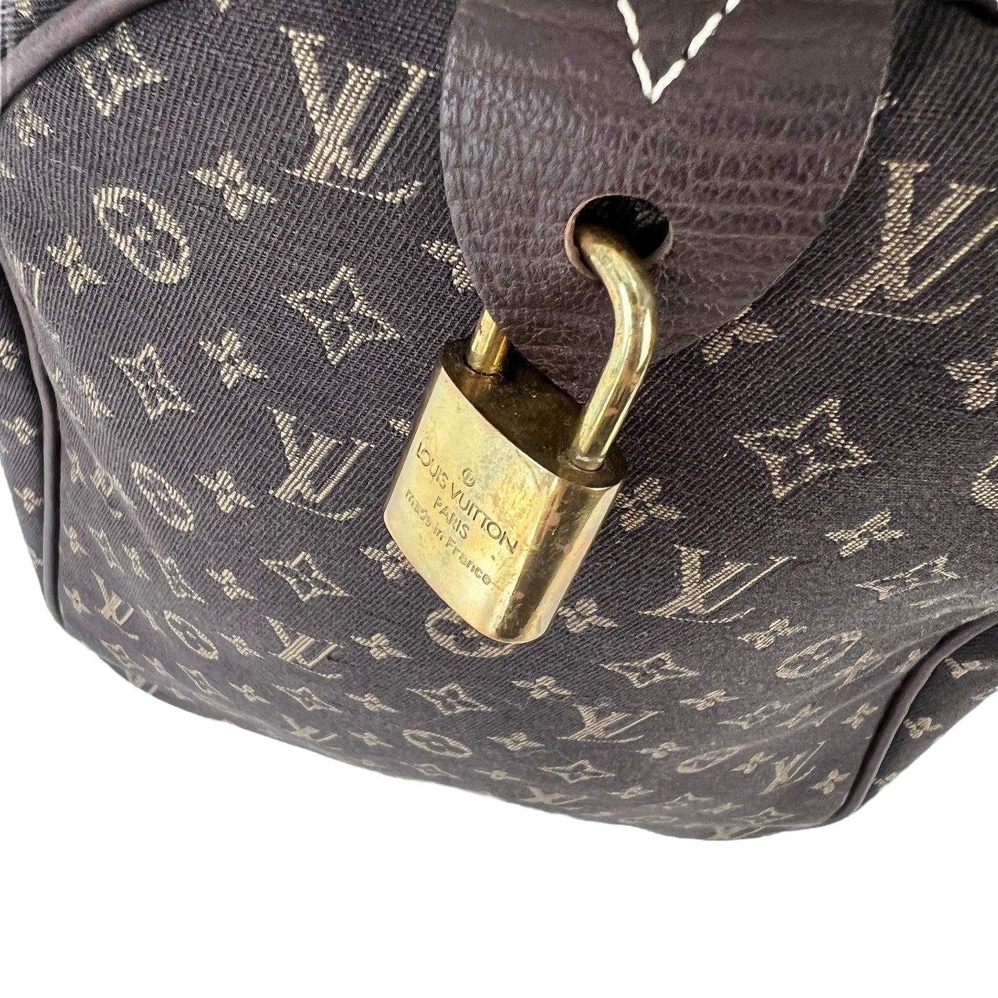 Louis Vuitton Mini Lin Speedy 30 Bag