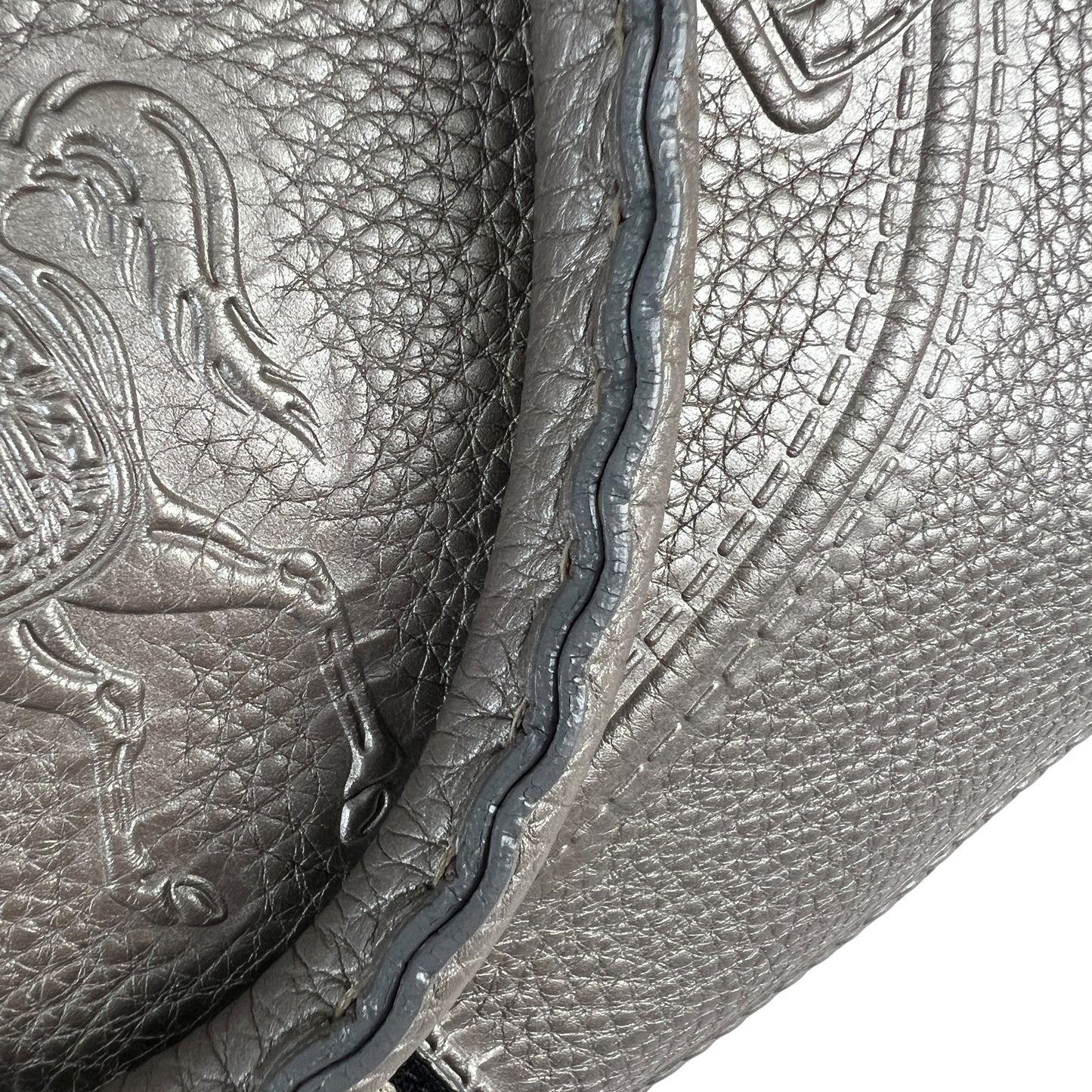Fendi Villa Borghese Leather Selleria Tote Bag