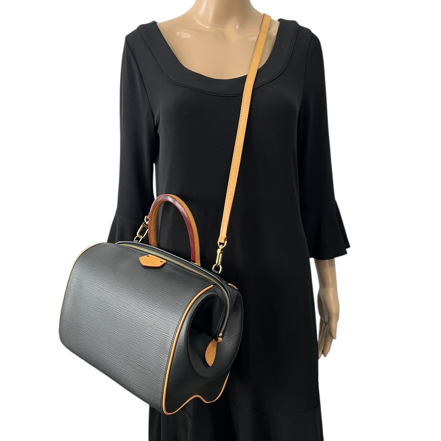 Louis Vuitton Limited Edition Doc Epi Leather Two Way Bag