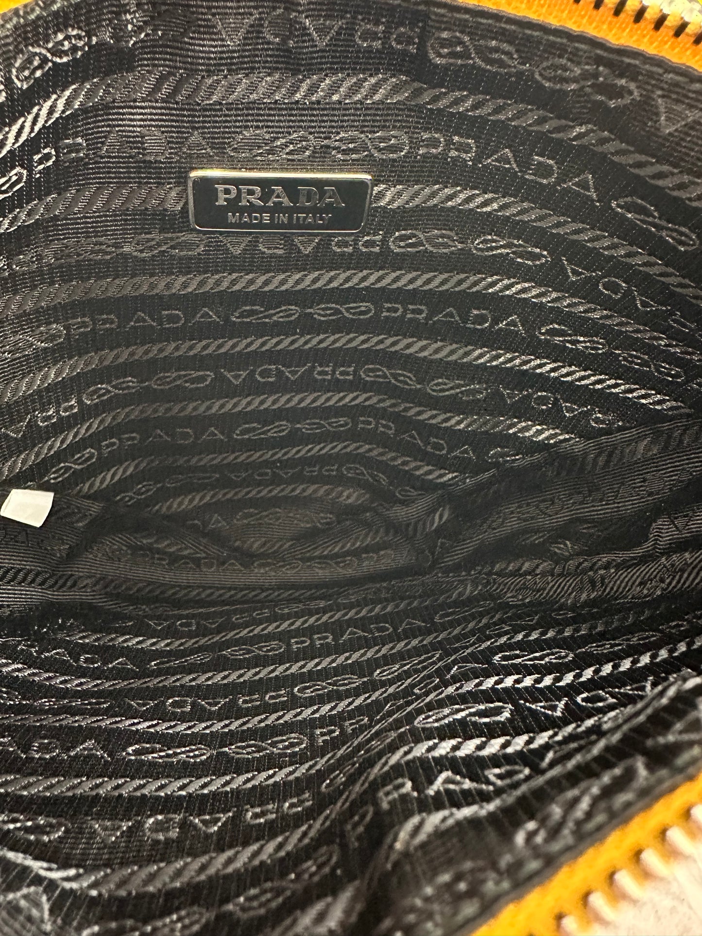 Prada Grace Lux Triangle Wristlet Pouch