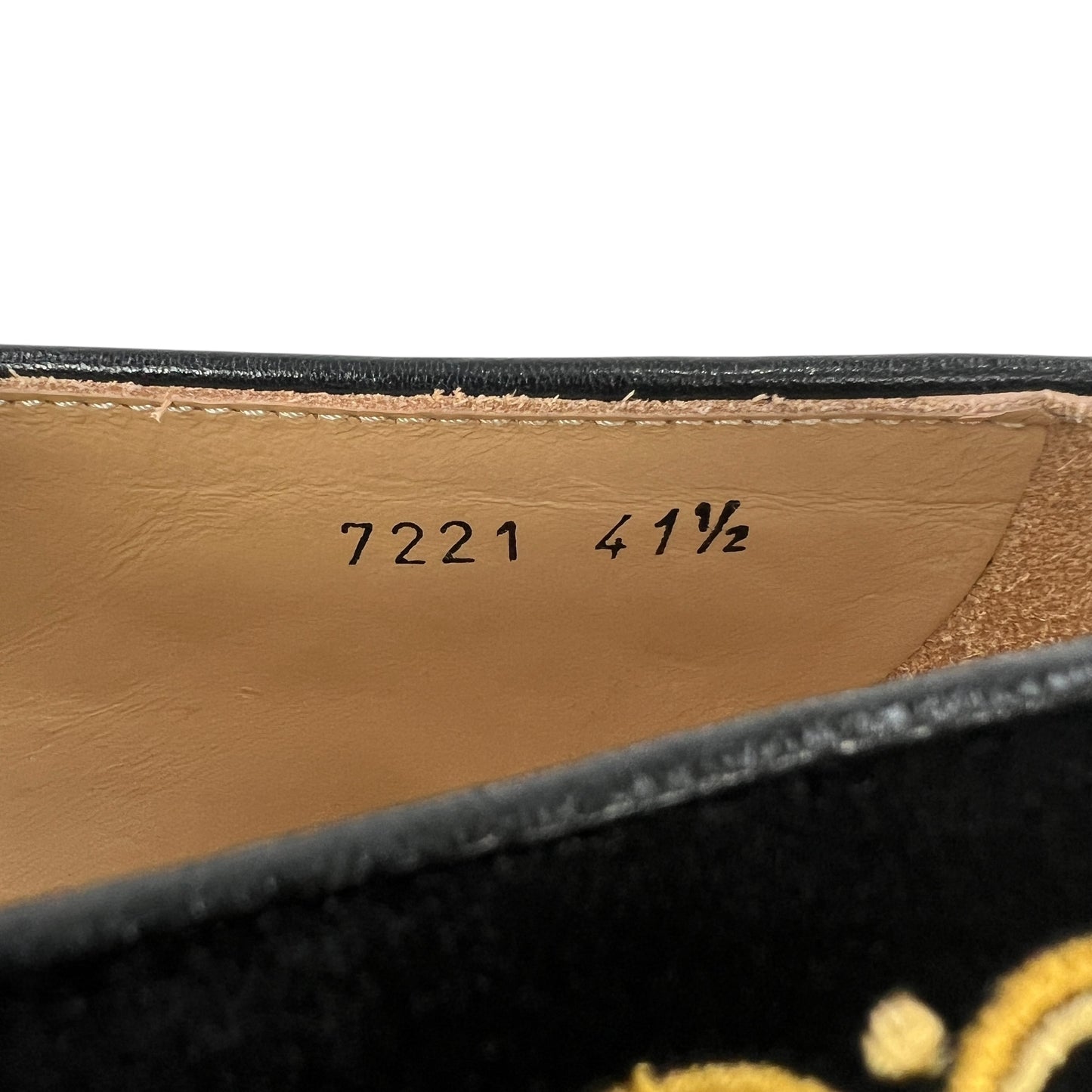 Versace Medusa Embroidered Velvet Loafers