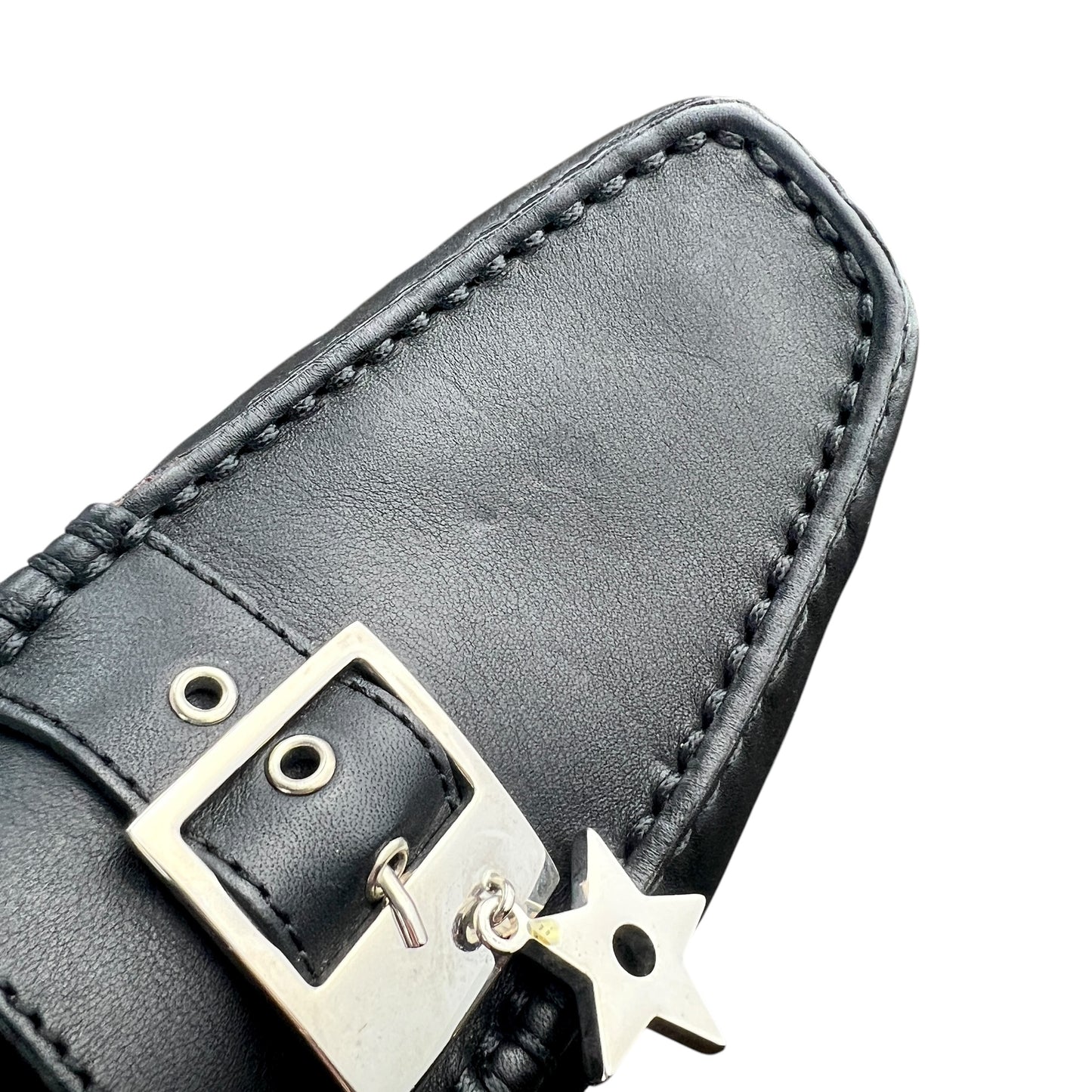 Dior Leather Driver Loafers