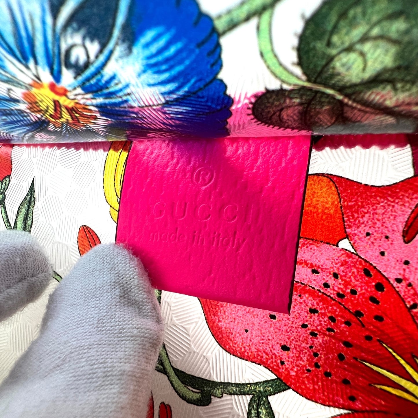 Gucci Flora Vinyl Tote Bag