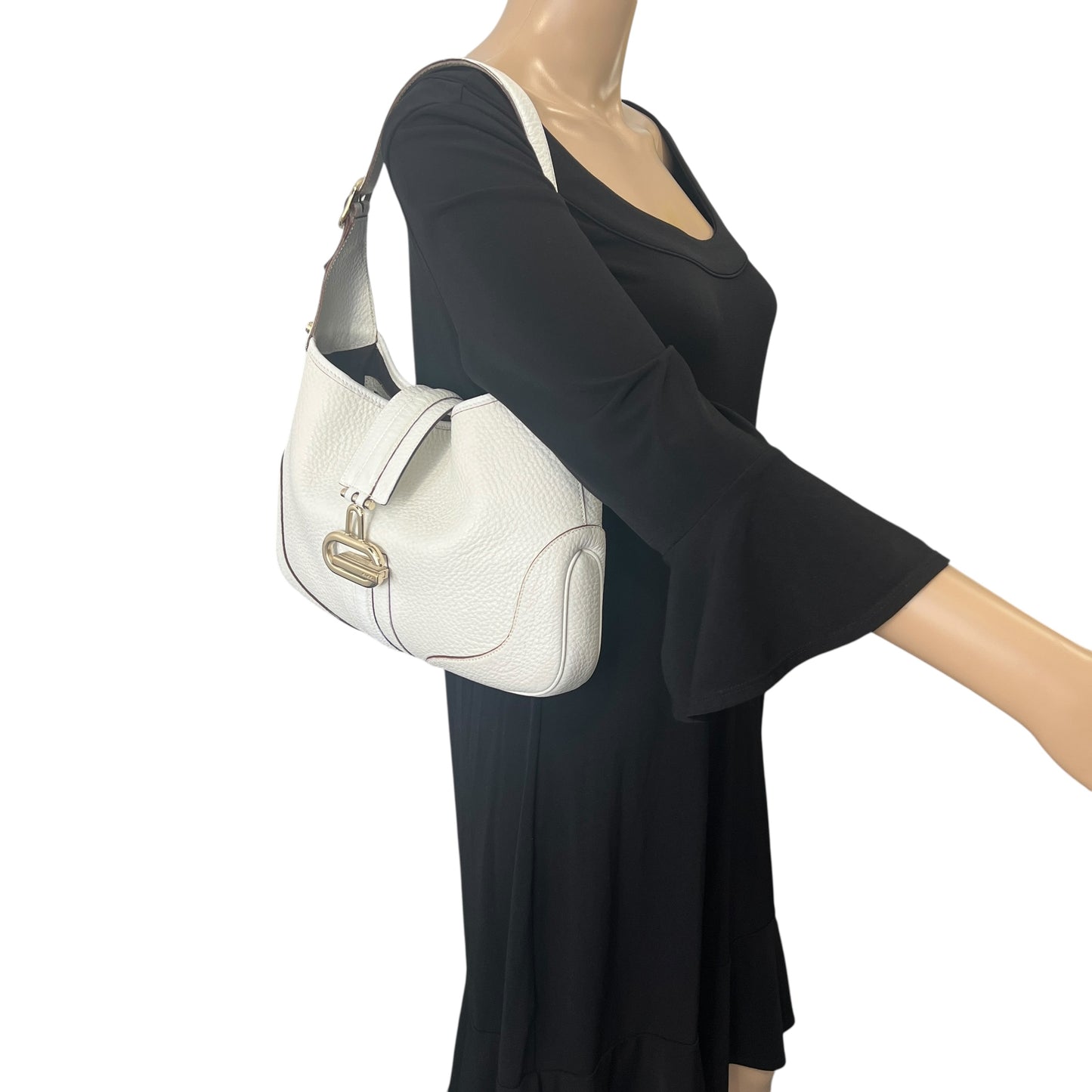 Gucci Junco Jackie Leather Shoulder Bag