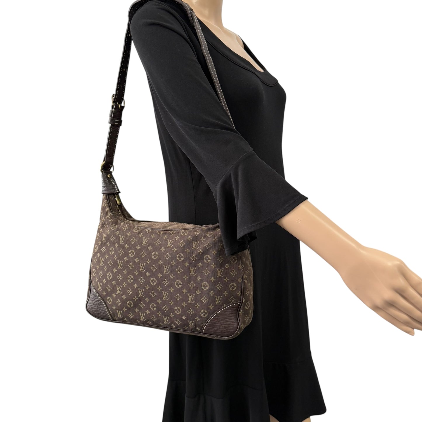 Louis Vuitton Mini Lin Monogram Boulogne Shoulder Bag